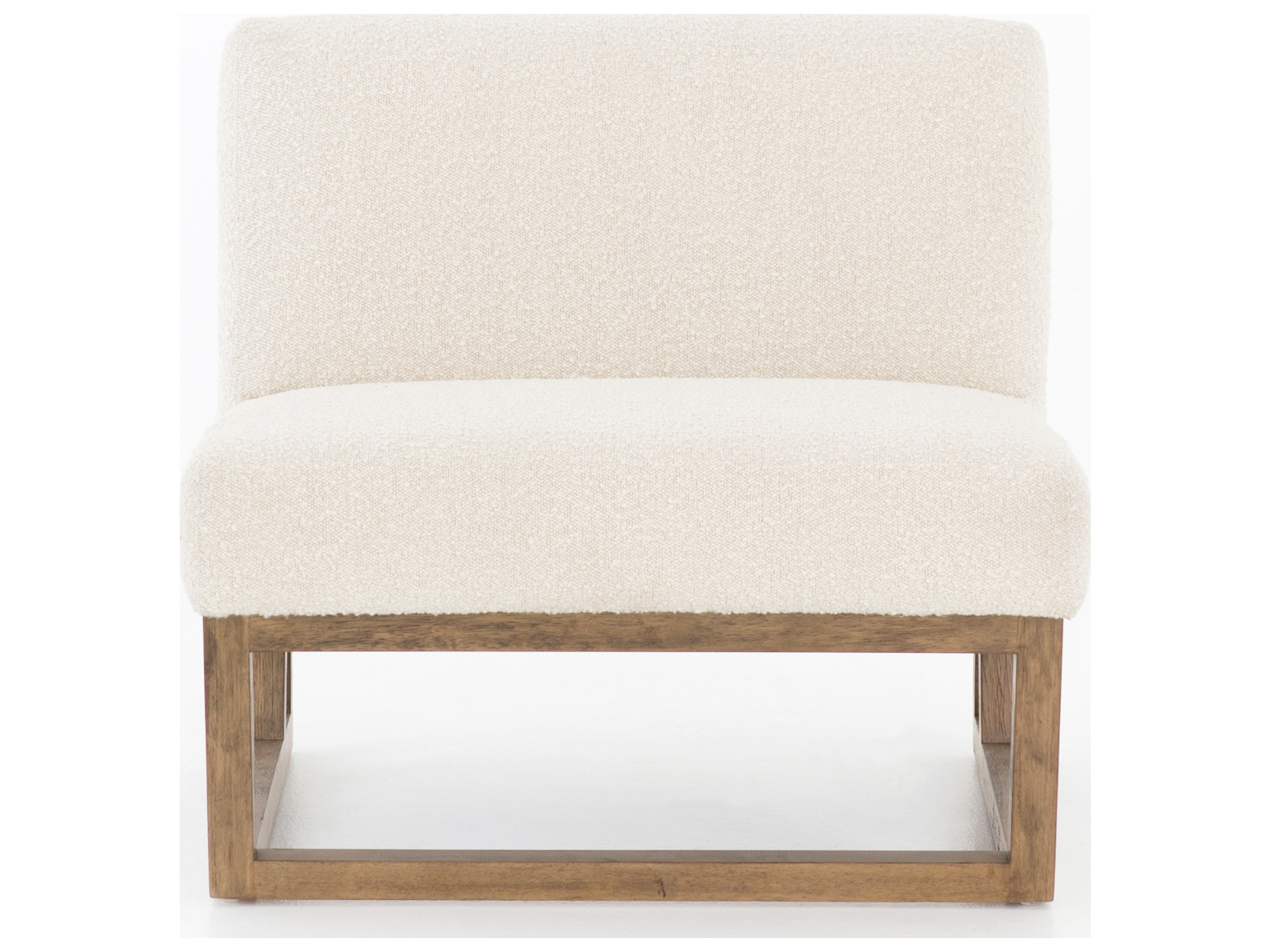 Four Hands Kensington Leonie 29" White Fabric Accent Chair FSCKEN23671493