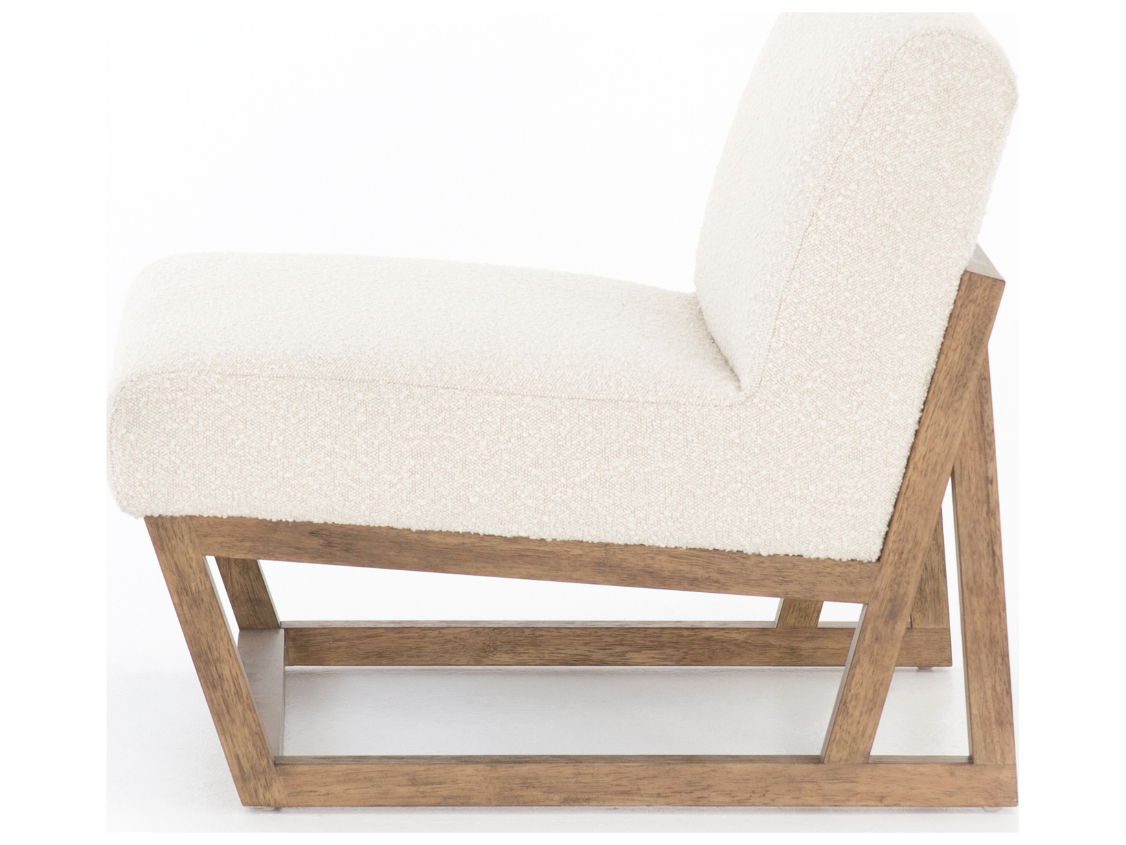 Four Hands Kensington Leonie 29" White Fabric Accent Chair FSCKEN23671493