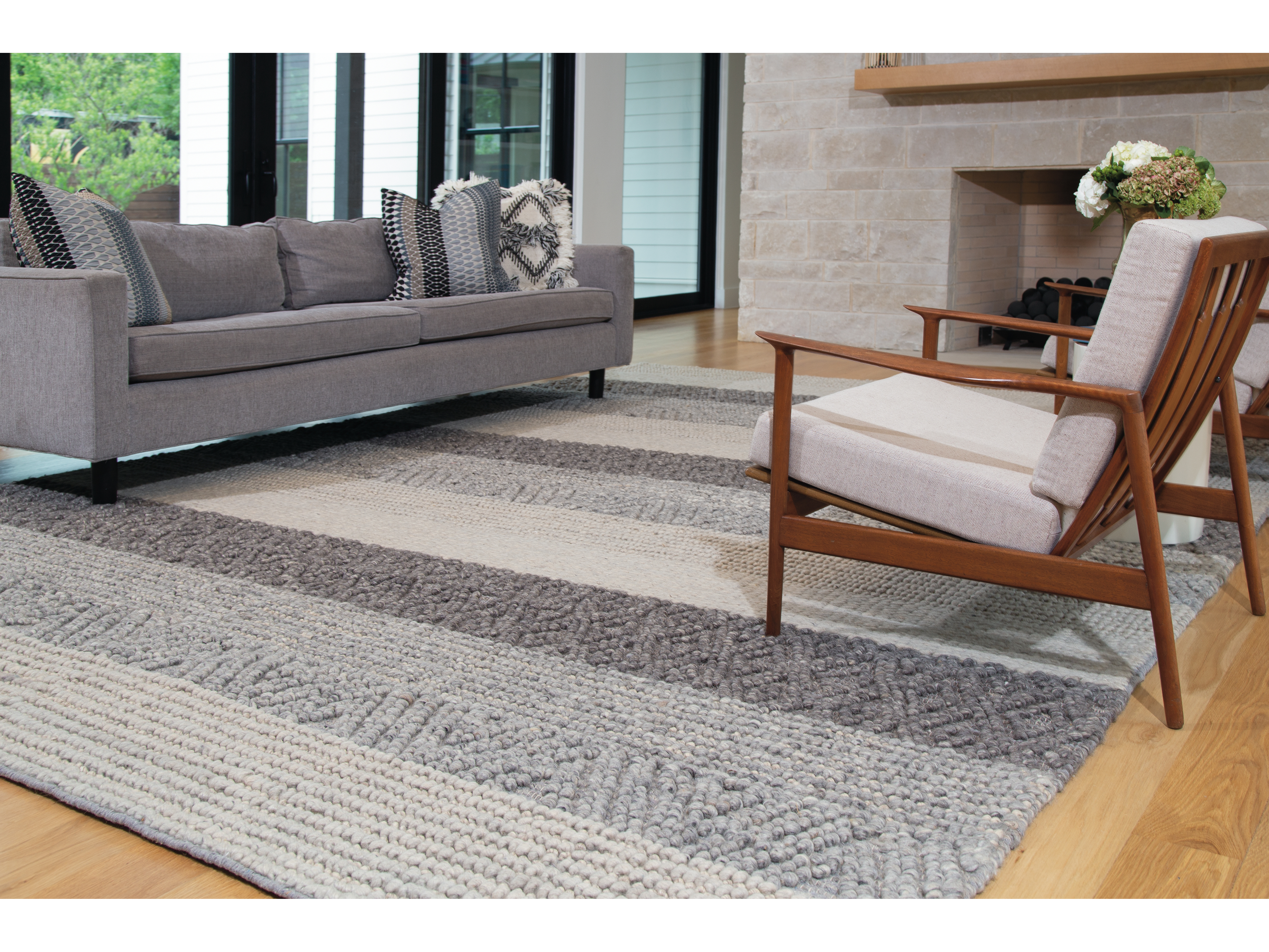 Feizy Rugs Berkeley Geometric Area Rug FZ0811FSANDMULTI