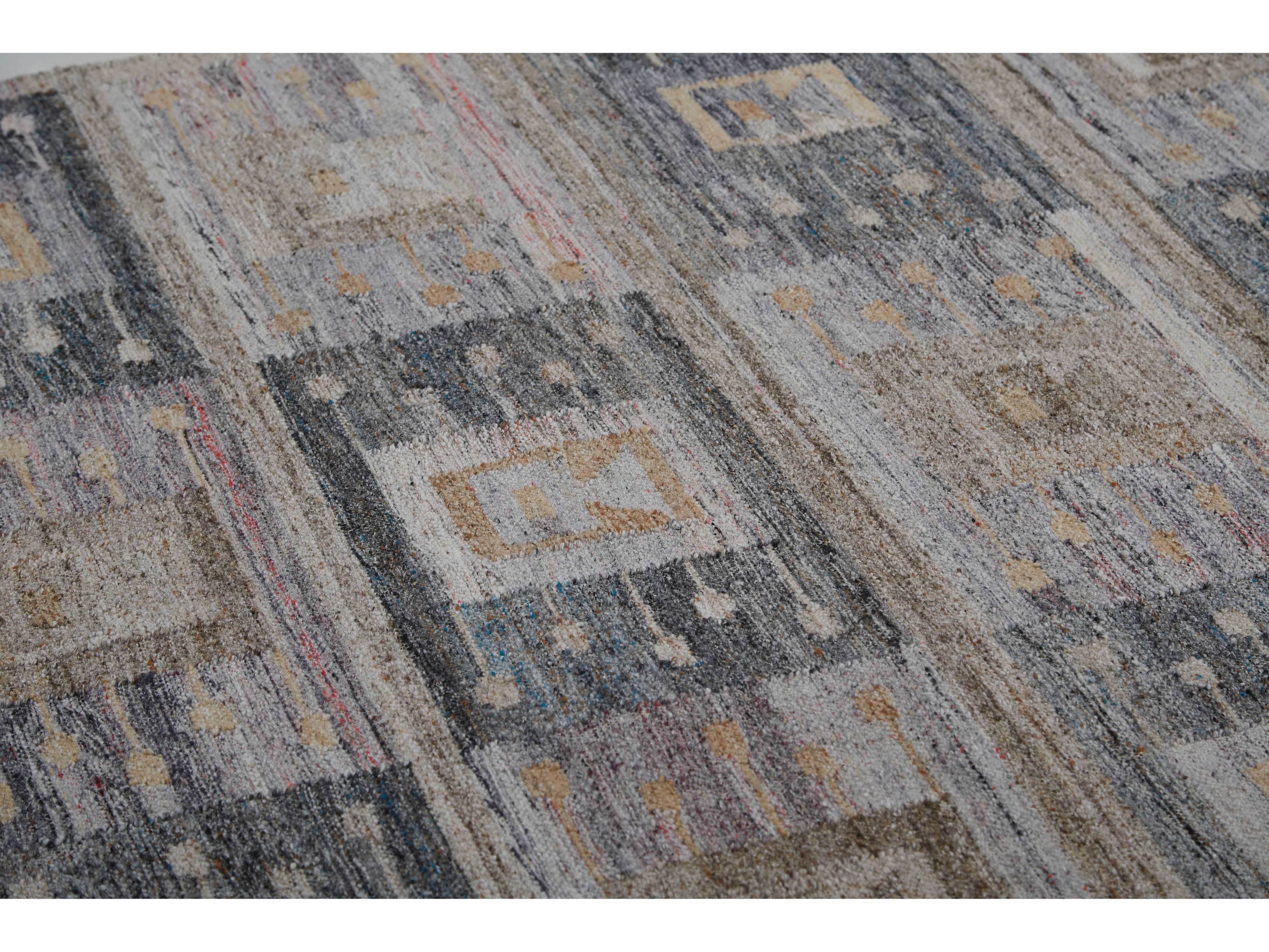 Feizy Rugs Beckett Charcoal / Multi Rectangular Area Rug