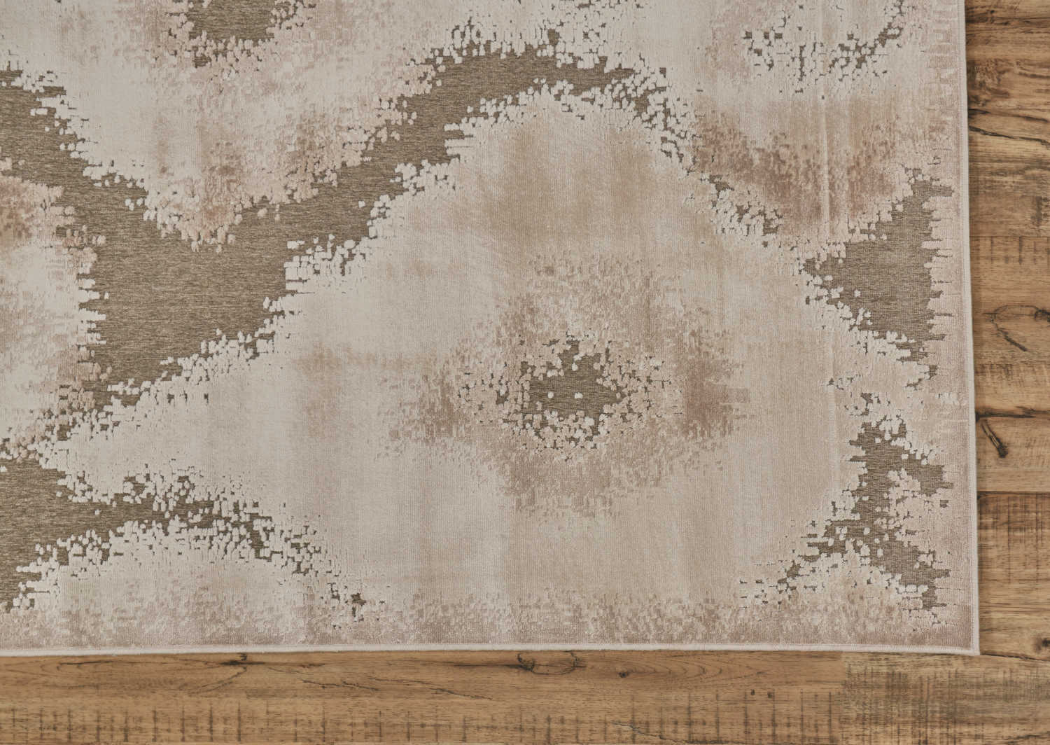 Feizy Rugs Saphir Zam Pewter / Gray Rectangular Area Rug