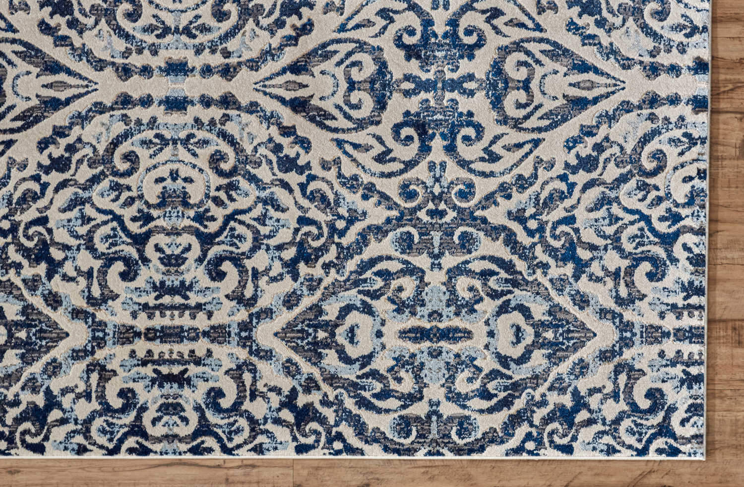 Feizy Rugs Milton Damask Area Rug FZ3466FROYAL