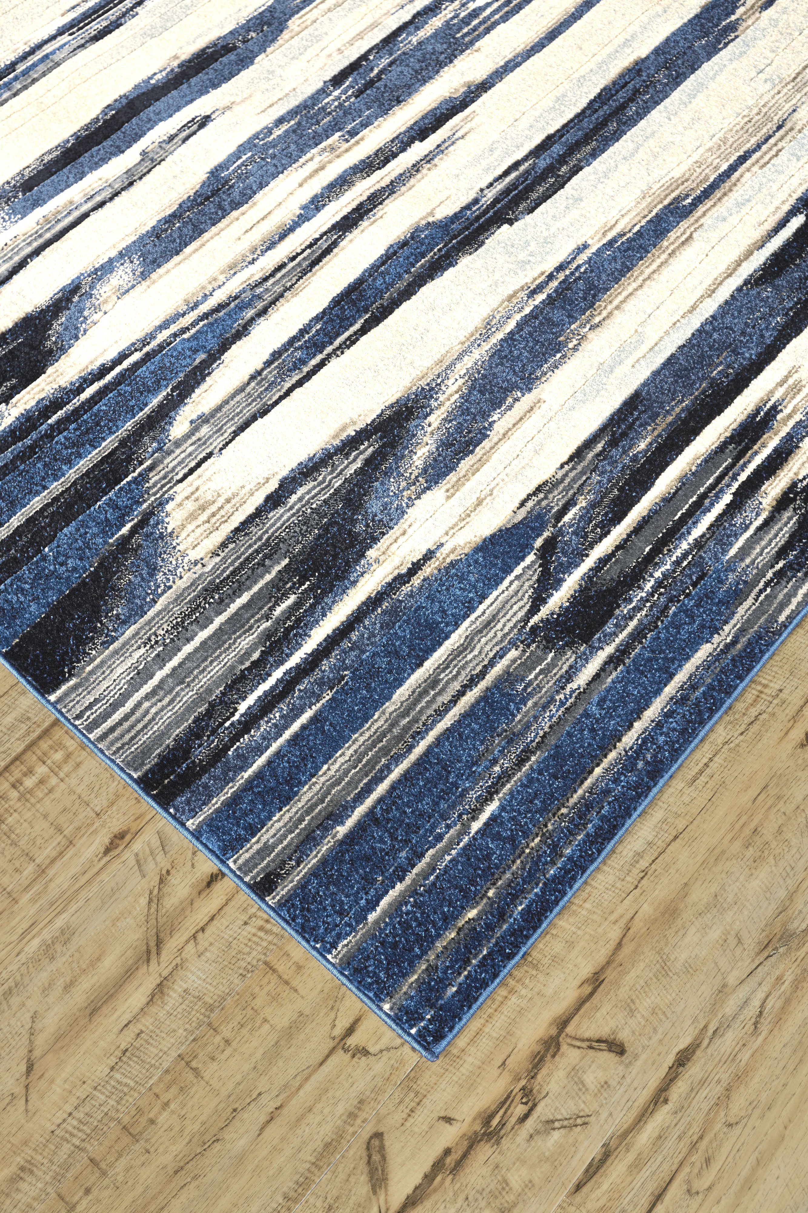 Feizy Rugs Milton Abstract Area Rug FZ3468FINDIGO