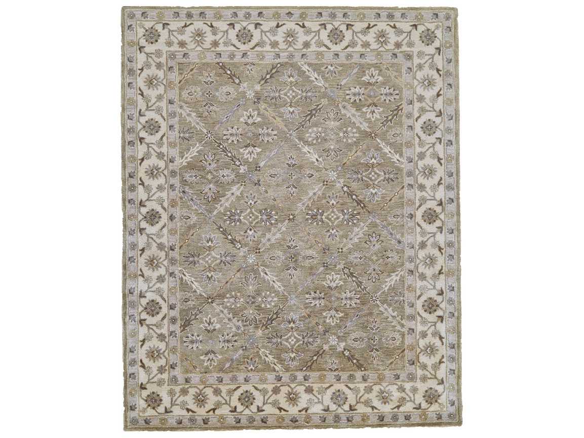 Feizy Rugs Eaton Floral Area Rug FZ8424FSAGE
