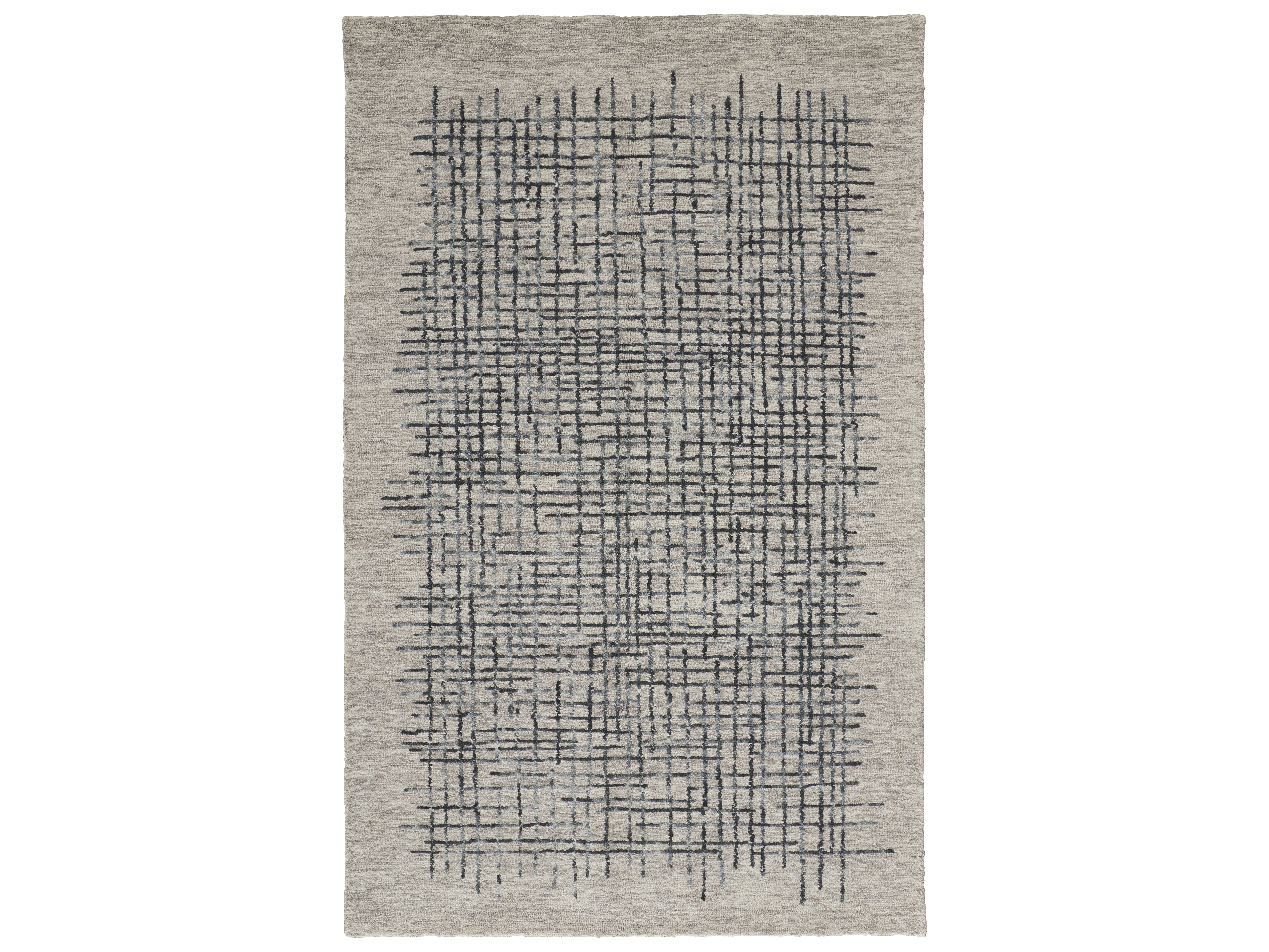 Feizy Rugs Maddox Gray / Charcoal Rectangular Area Rug