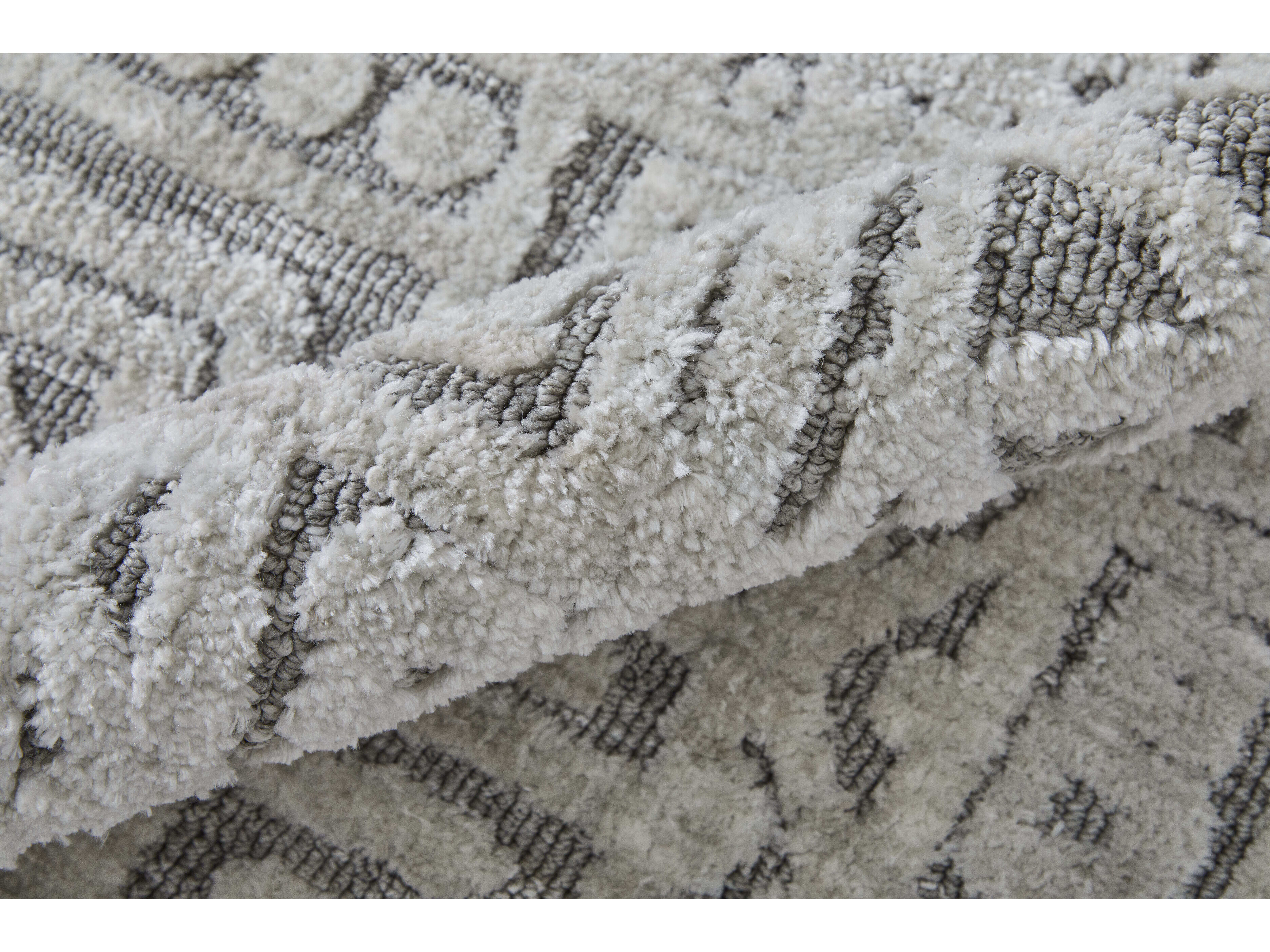 Feizy Rugs Colton Geometric Area Rug FZ8793FGRAY