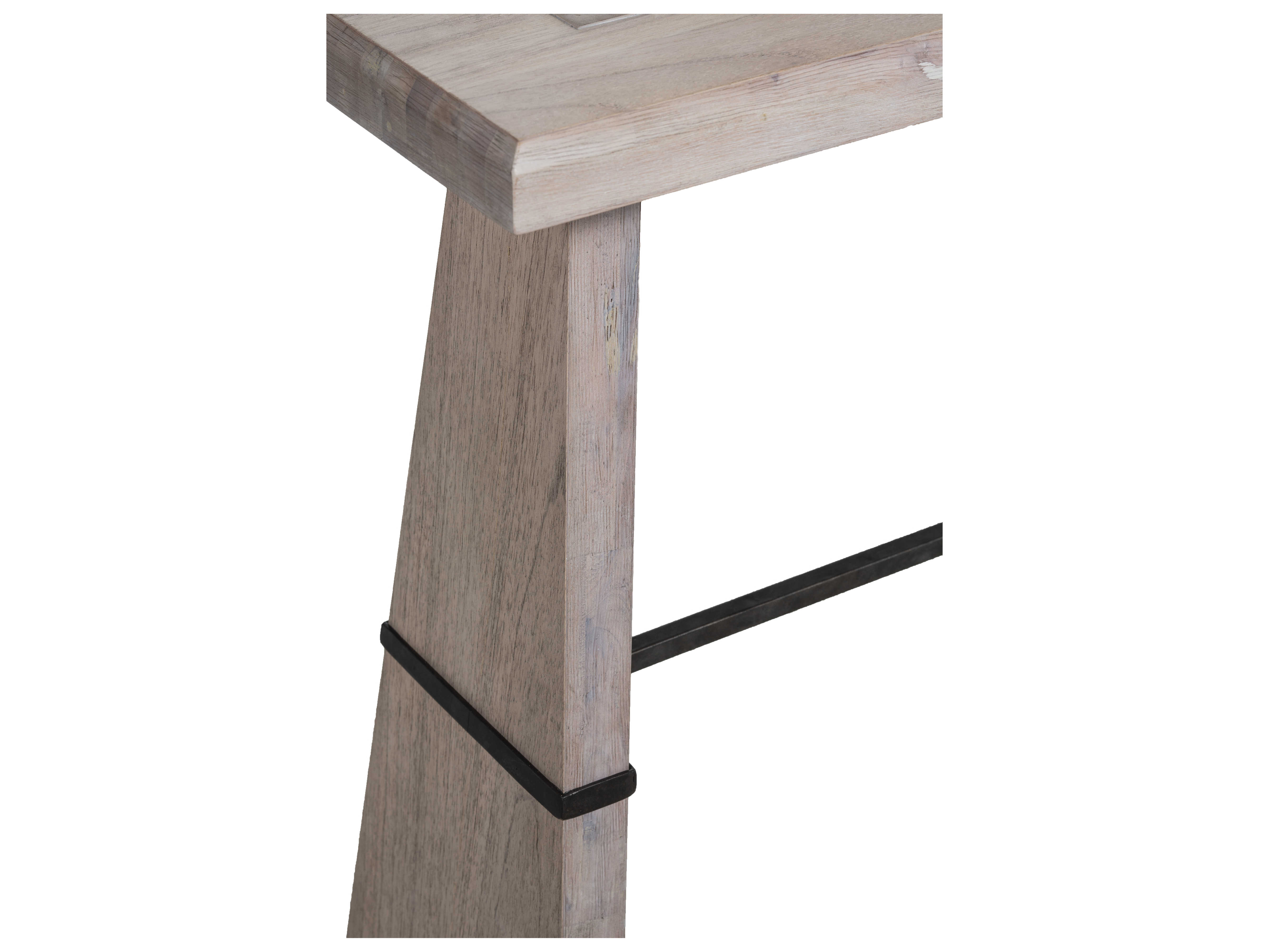 Gabby Home Sesame White / Brass 52'' Wide Rectangular Havana Console Table GASCH191241