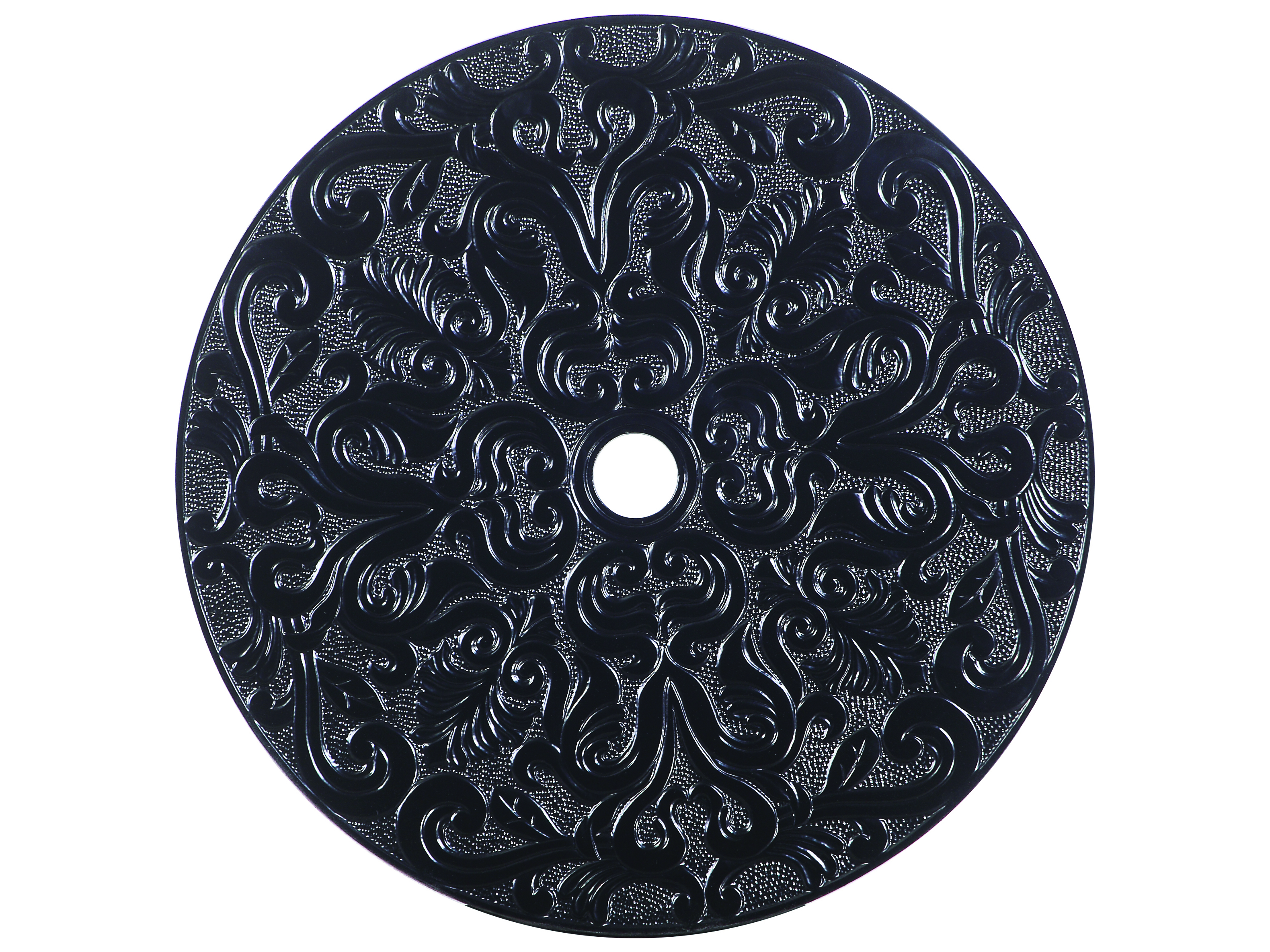 Lazy Susan With Umbrella Hole Gensun Regal Accessories Cast Aluminum 23 Round Lazy Susan with