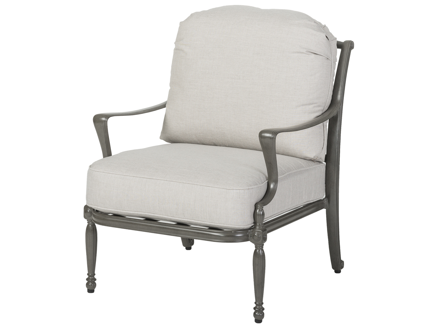 Gensun Bel Air Cushion Cast Aluminum Lounge Chair GES10990021