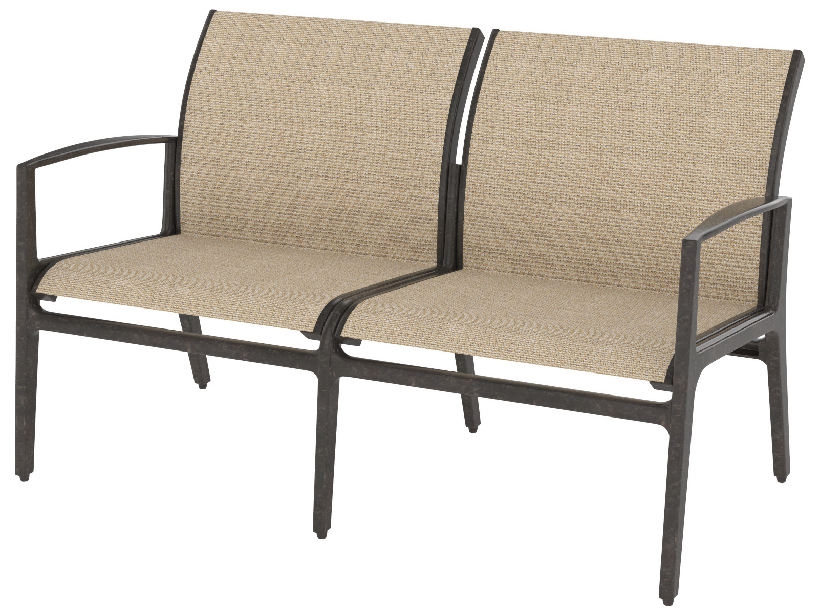 Gensun Phoenix Sling Aluminum Loveseat GES50160022