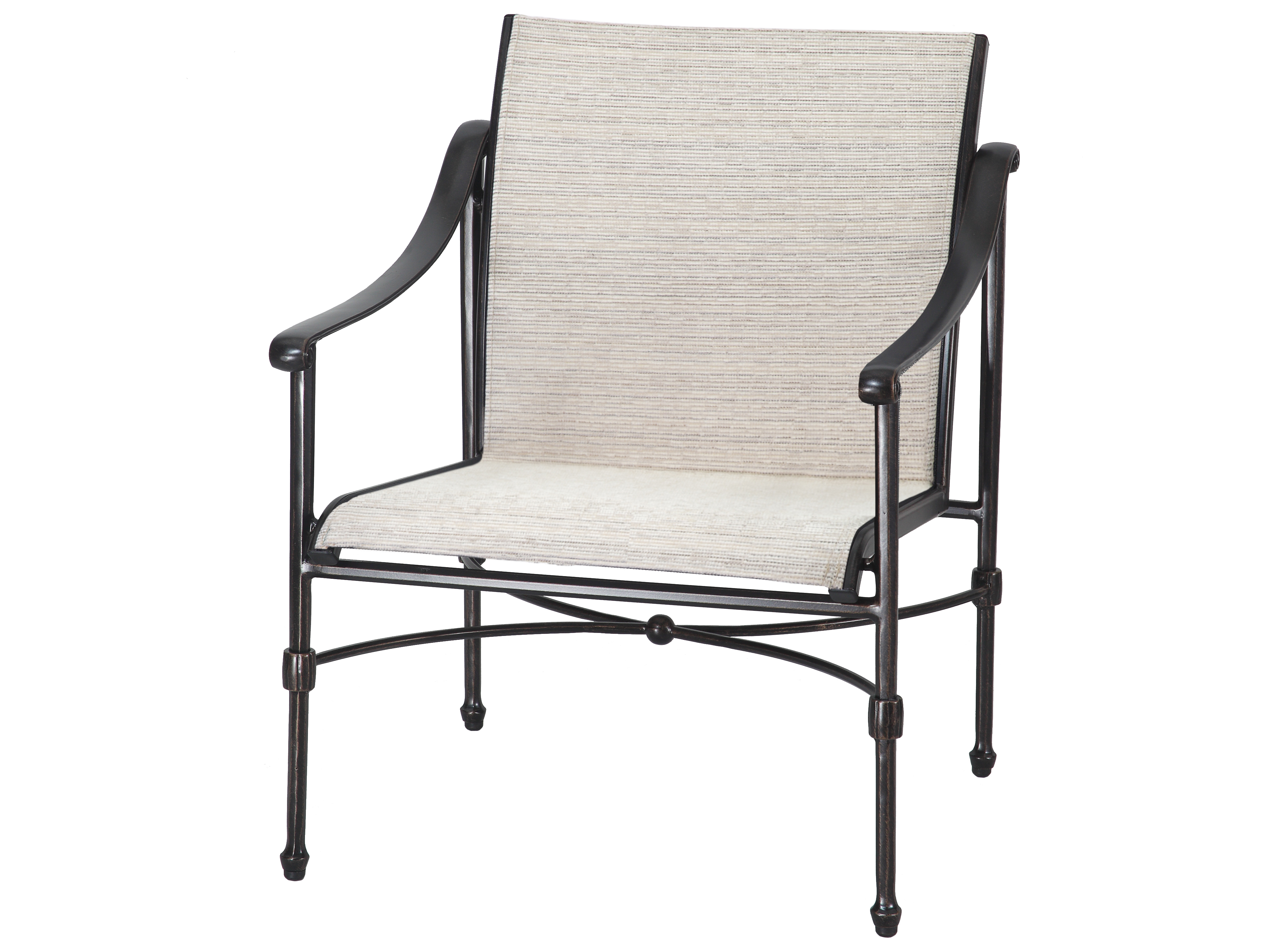 Gensun Morro Bay Sling Cast Aluminum Lounge Chair 50320021