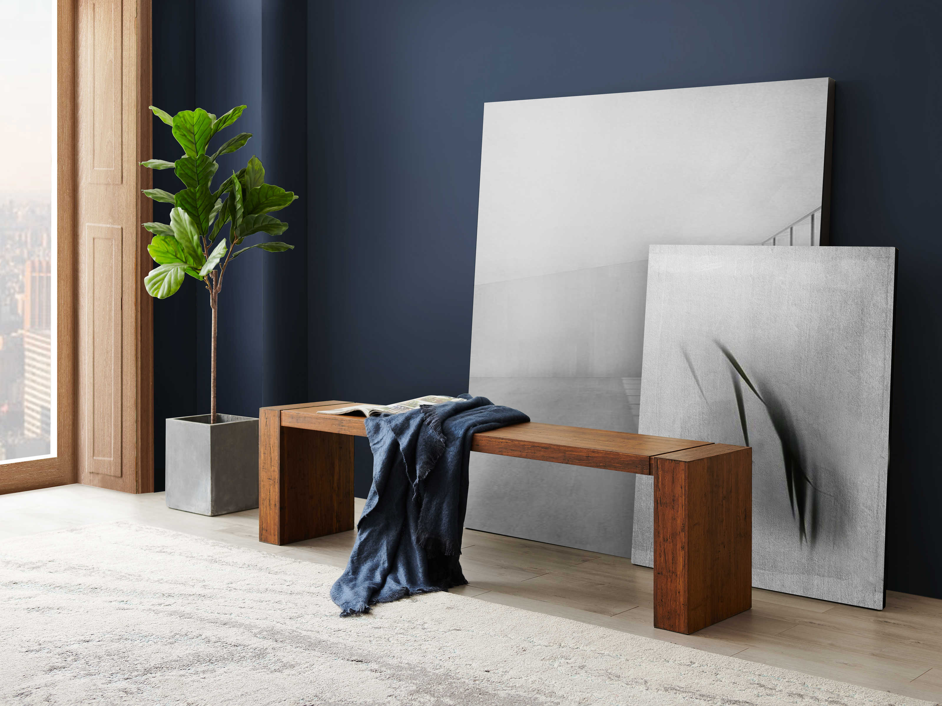 Greenington Sequoia Distressed Exotic Accent Bench GTGSQ004DE