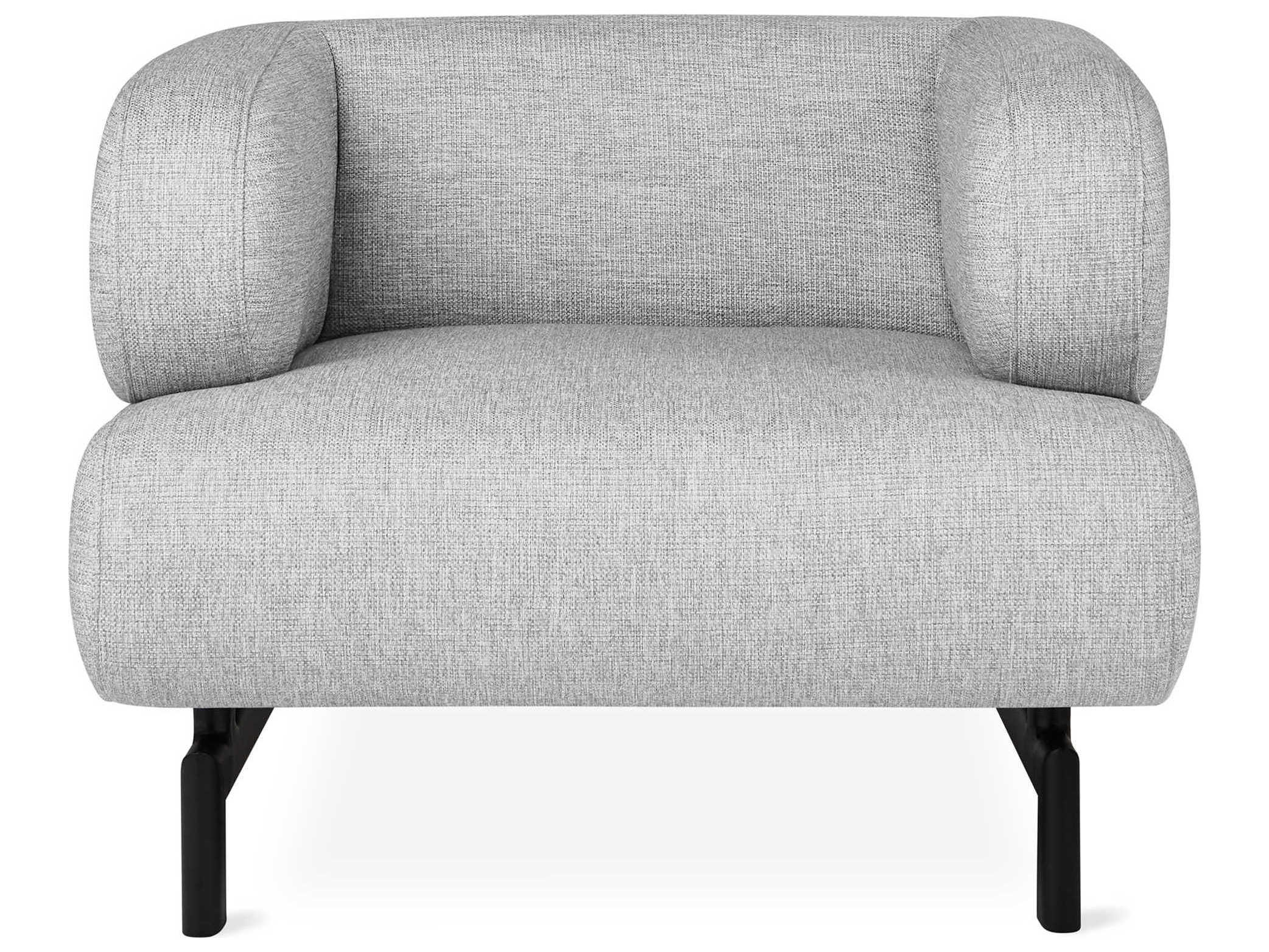 Gus* Modern Soren Black Fabric Accent Chair GUMECCHSOREDAWMOO