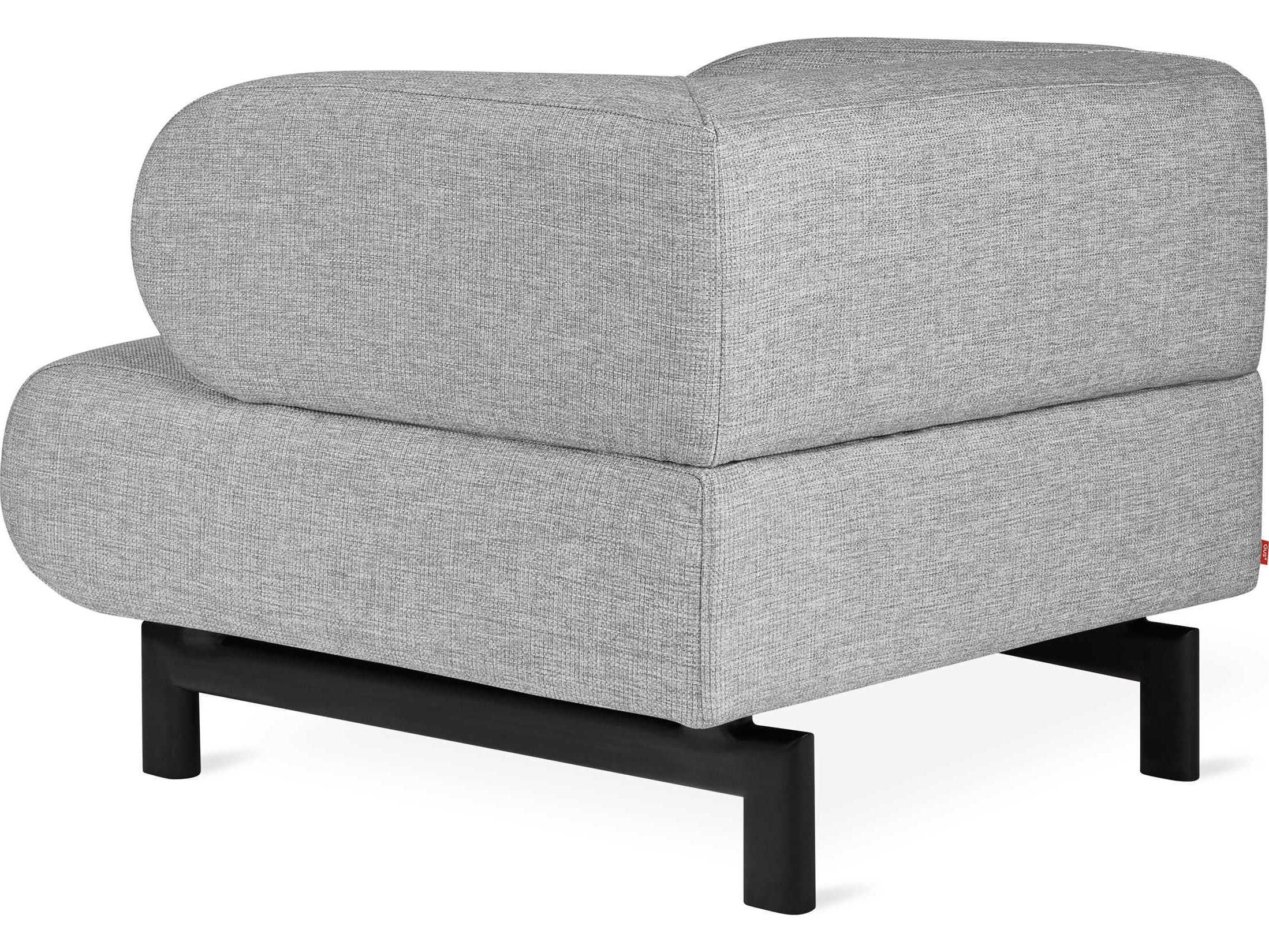 Gus* Modern Soren Black Fabric Accent Chair GUMECCHSOREDAWMOO