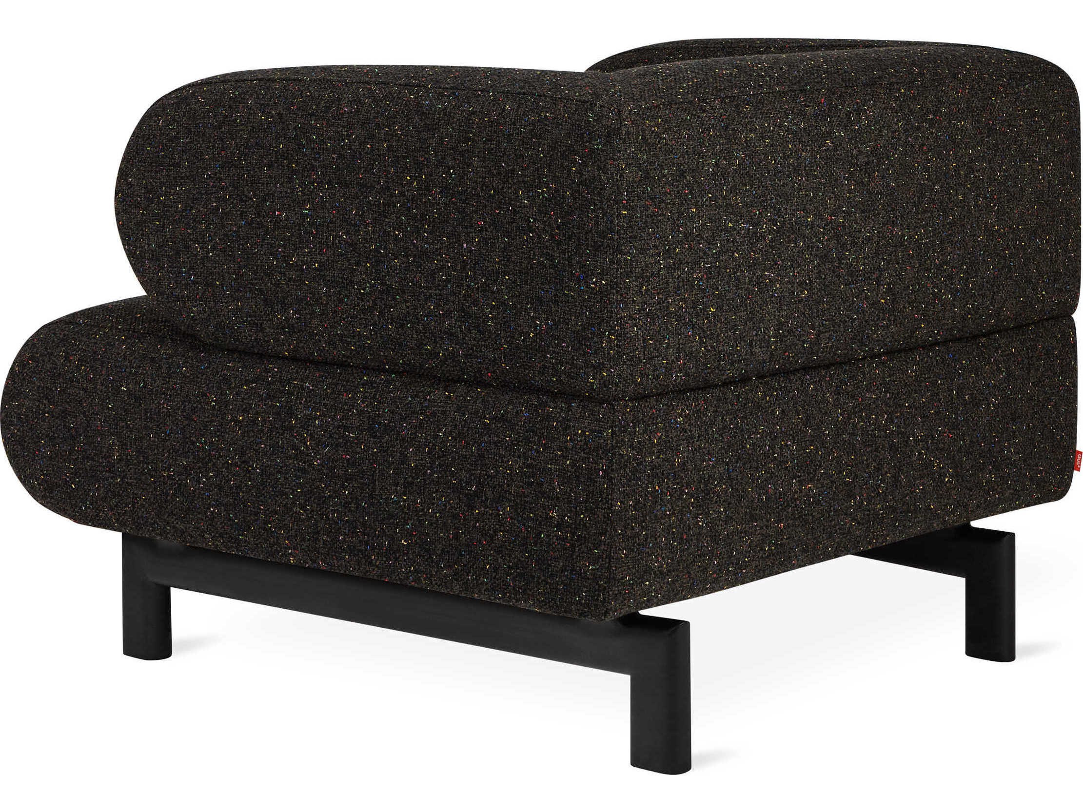 Gus* Modern Soren Funfetti Galaxy / Black Accent Chair GUMECCHSOREFUNGAL