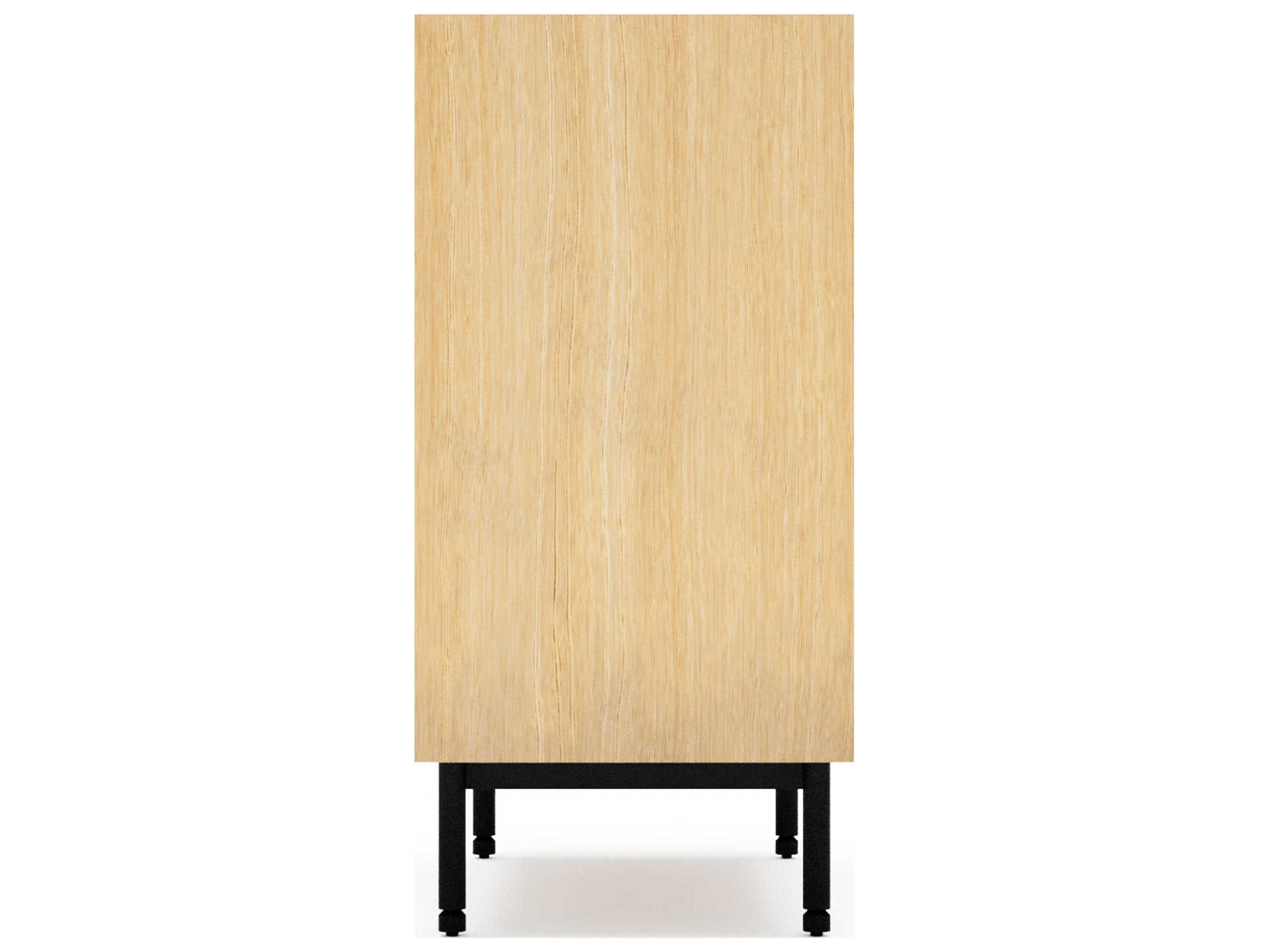 Gus* Modern Munro 35" Wide 4Drawers Black Oak Wood Dresser GUMECDRMUN4WHIOAK