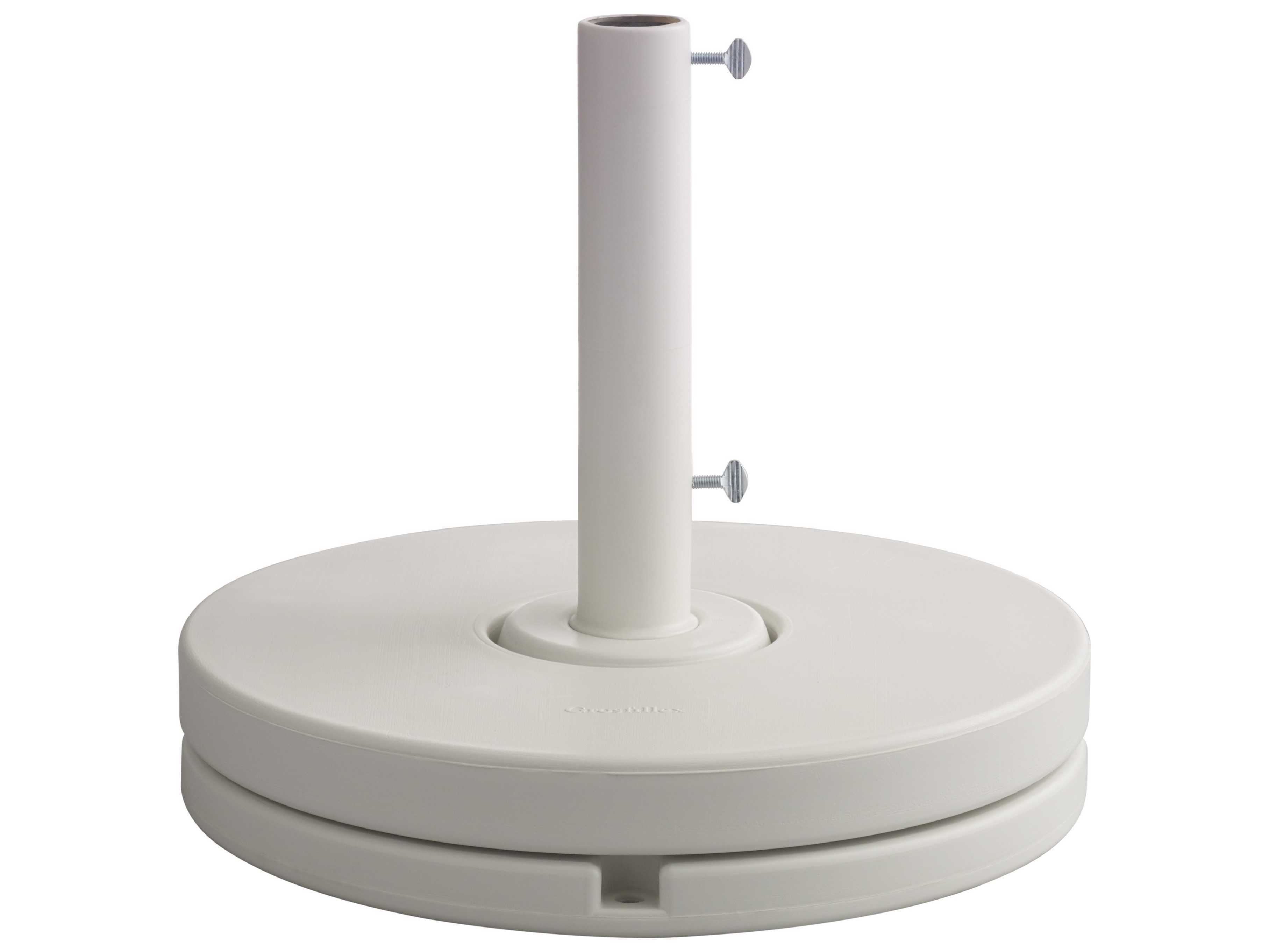 Grosfillex Resin White 16 Stem Umbrella Base US607004