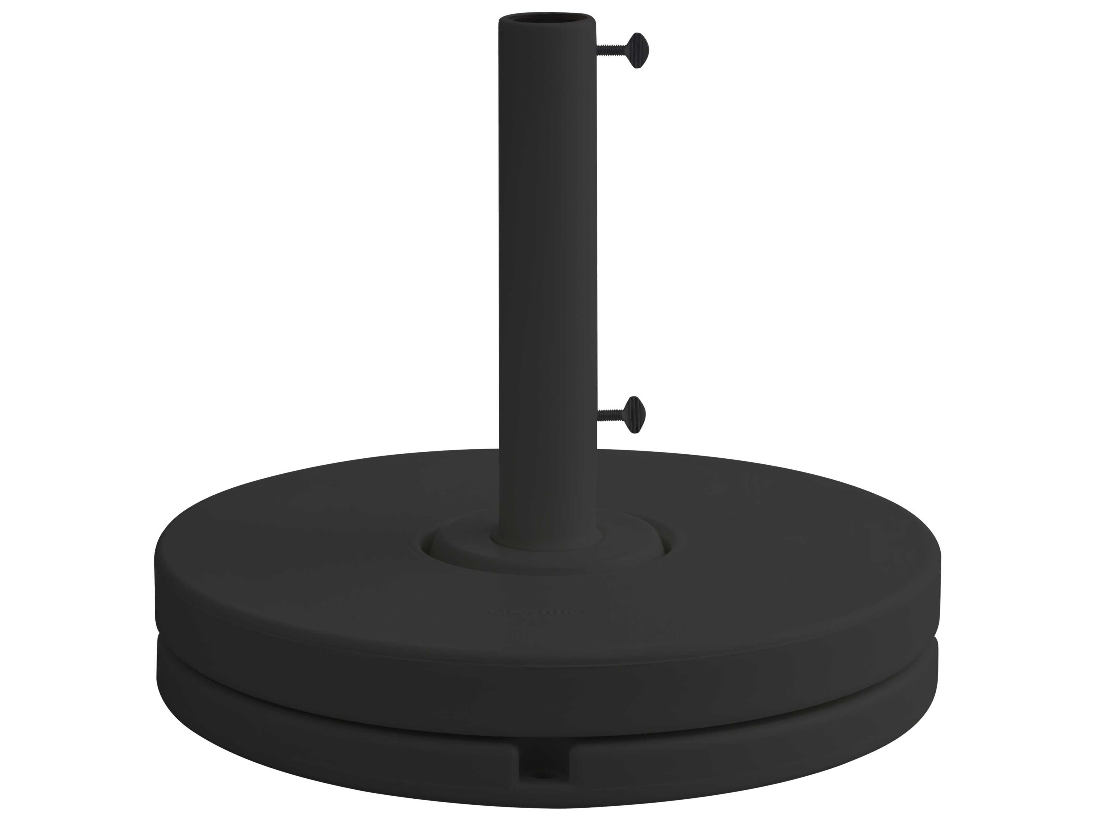 Grosfillex Resin Black 16" Stem Umbrella Base GXUS607017