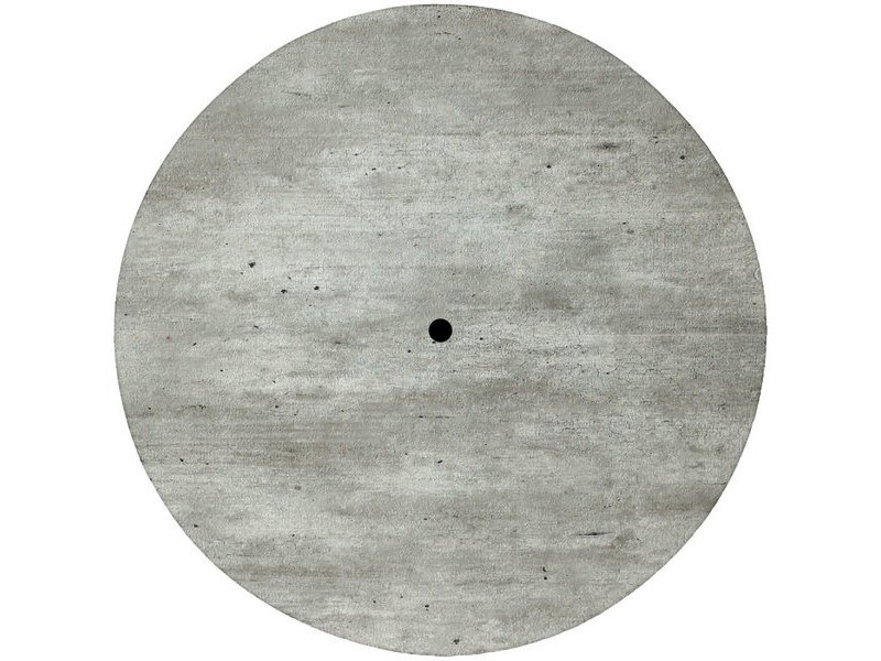 Grosfillex Molded Melamine Granite 48 Round Table Top with Umbrella