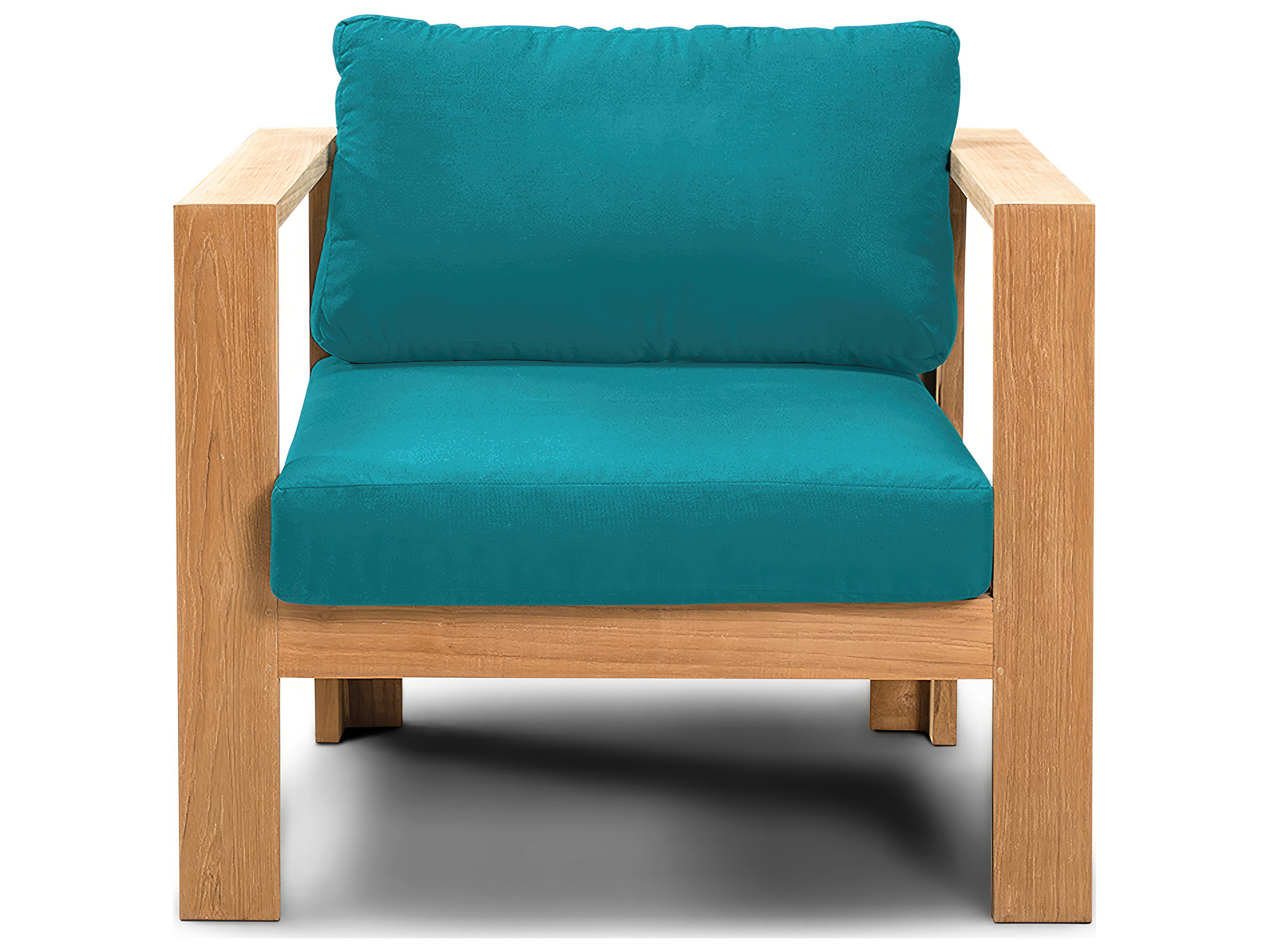 Harmonia Living Ando Teak 4 Piece Club Chair Lounge Set HLANDOTK4CCS