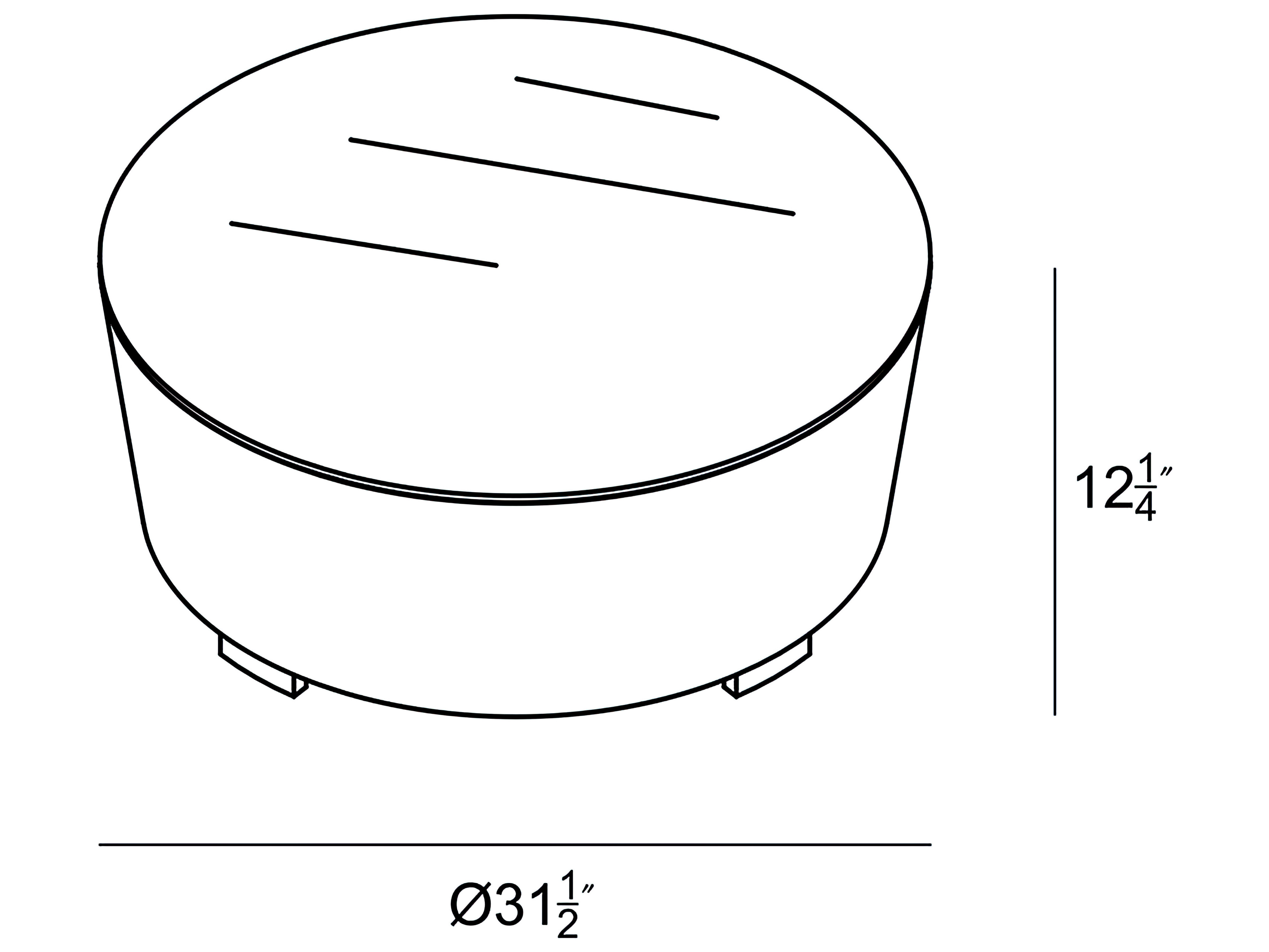 Harmonia Living Arden Wicker 31.5'' Round Glass Top Coffee Table HL