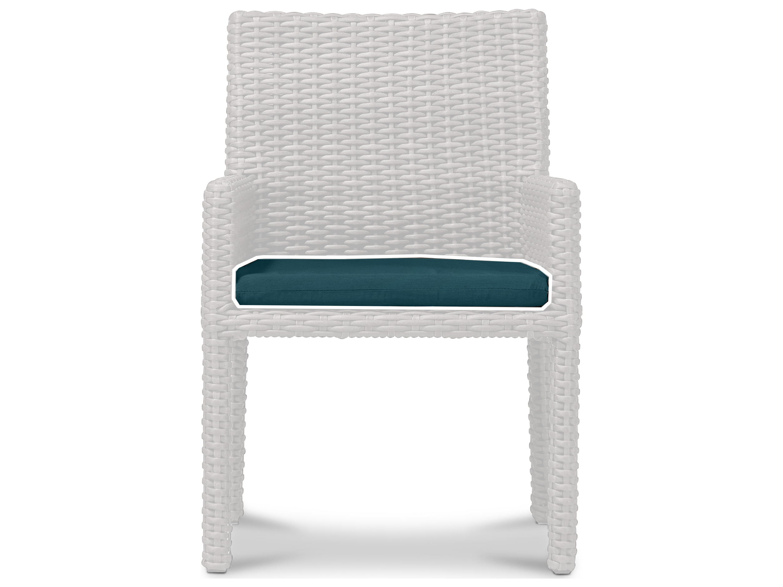 Harmonia Living Arden/Dune Dining Arm Chair Cushion HALHLCUSHDUNEDAC