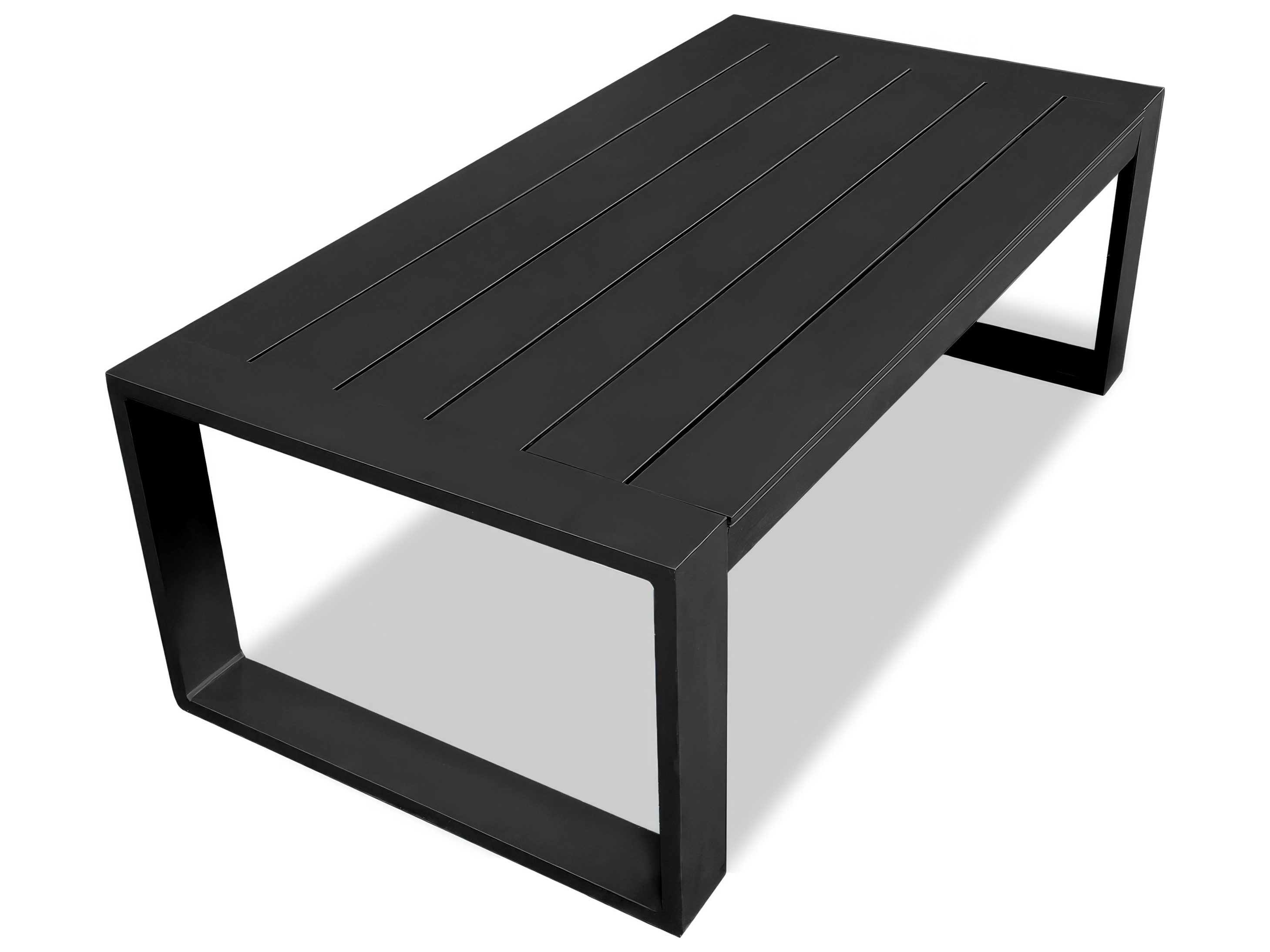 Harmonia Living Portal Aluminum 45.25''W x 25.5''D Rectangular Coffee