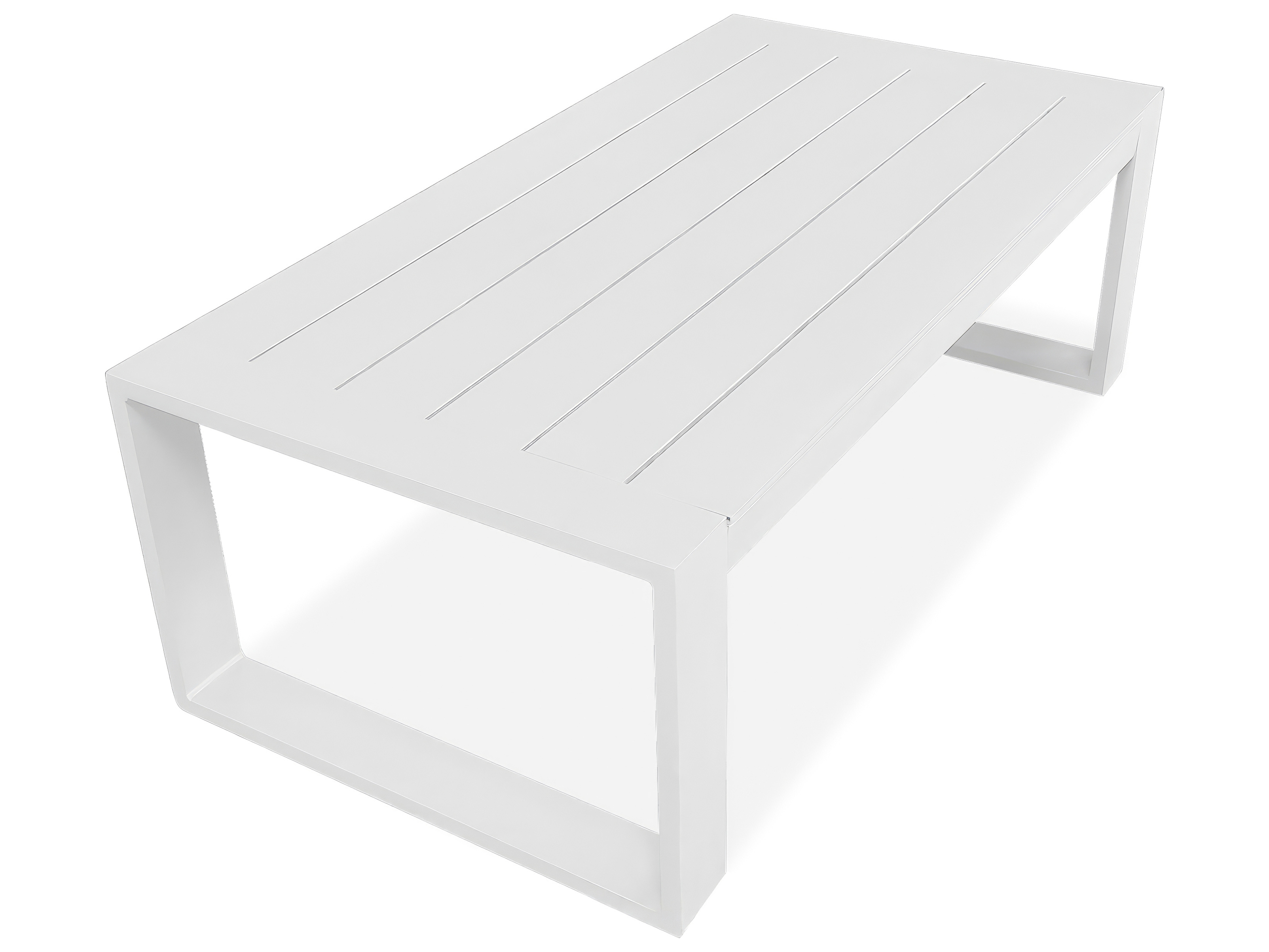 Harmonia Living Portal Aluminum 45.25''W x 25.5''D Rectangular Coffee