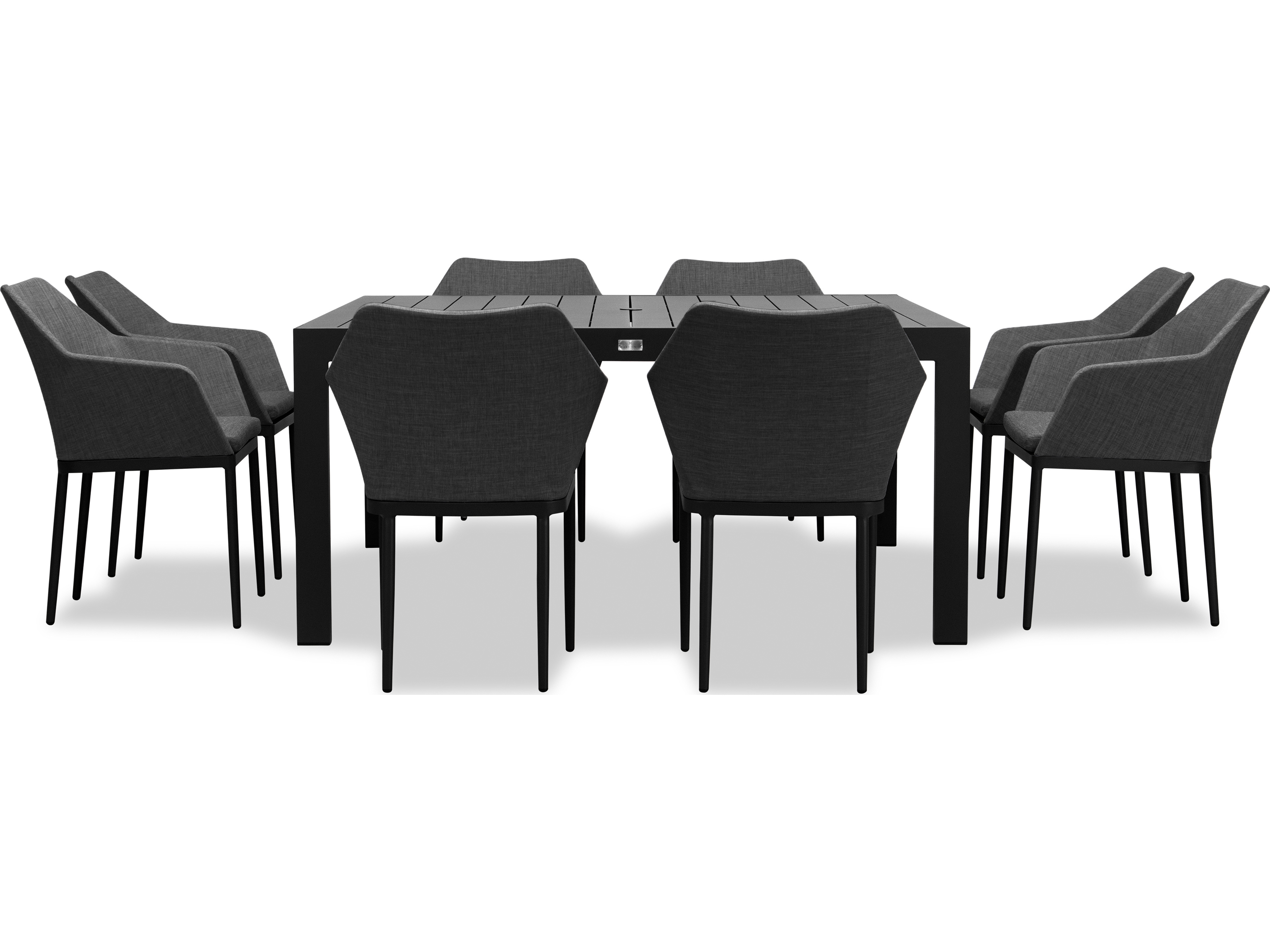 Harmonia Living Tailor Aluminum Classic 8 Seat Patio Dining Set