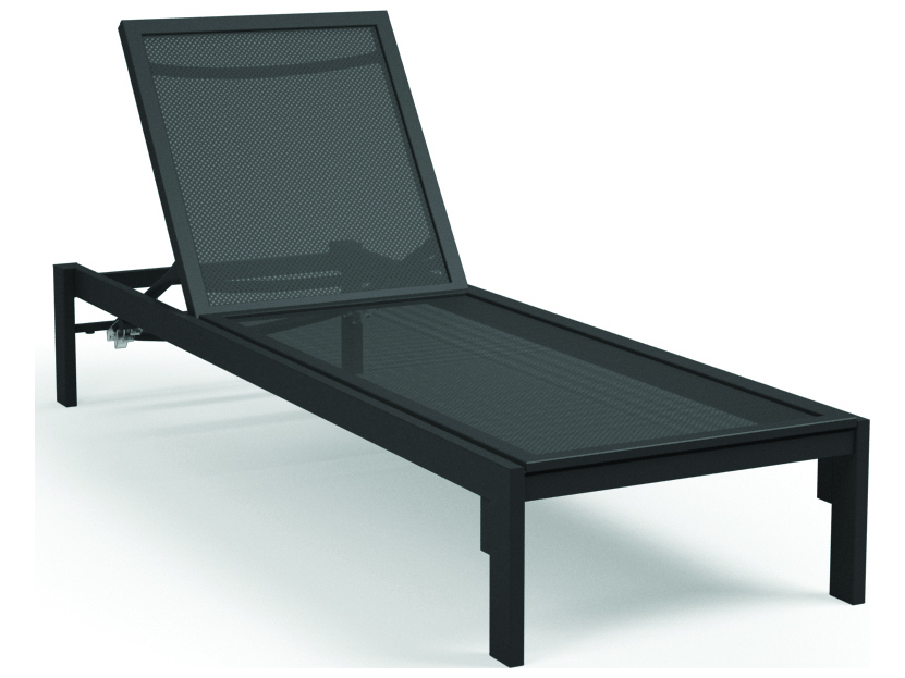 Homecrest Allure Mesh Aluminum Stackable Adjustable Chaise Lounge 1131M