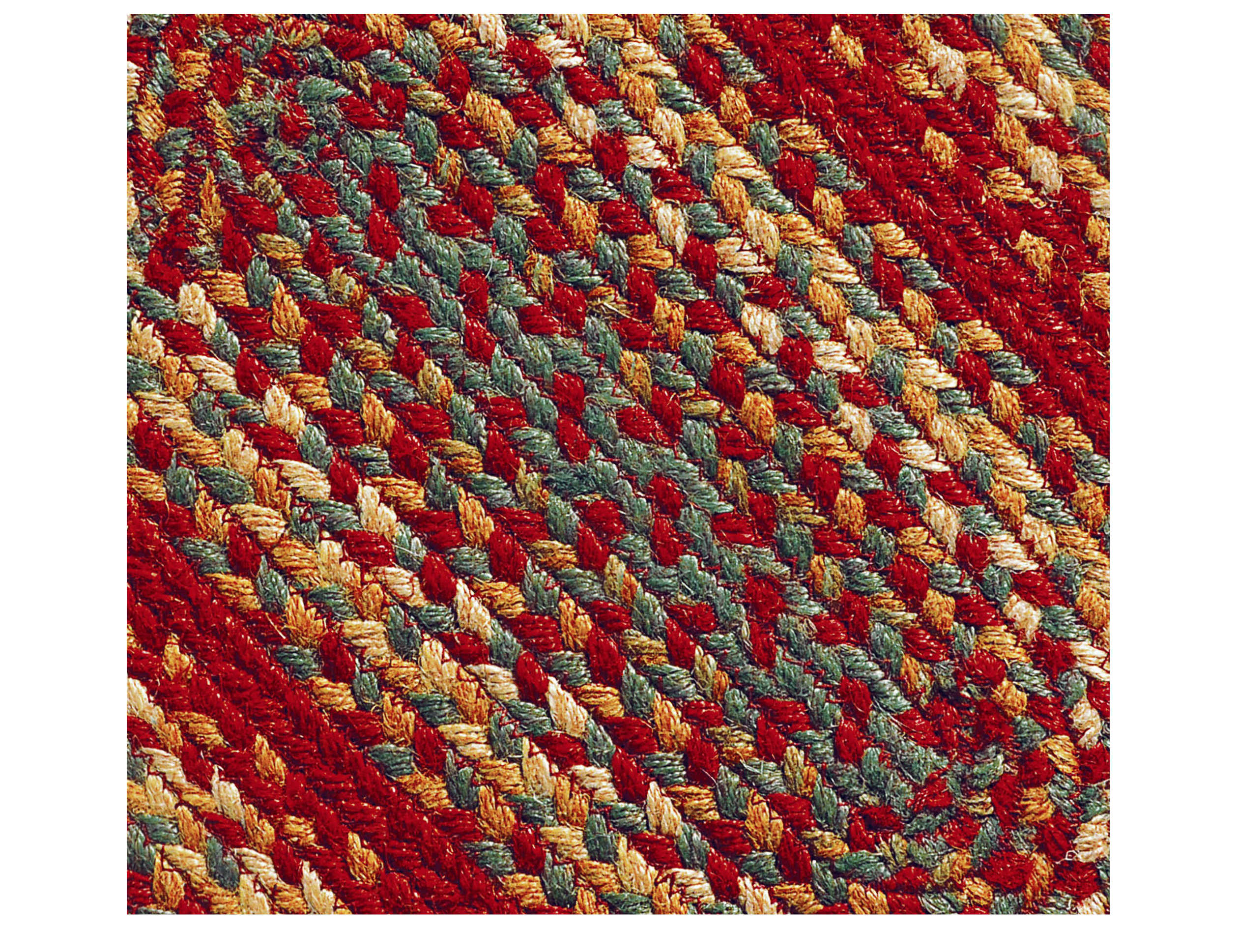 Homespice Decor Jute Braided Rugs Red / Gold / Brown / Green