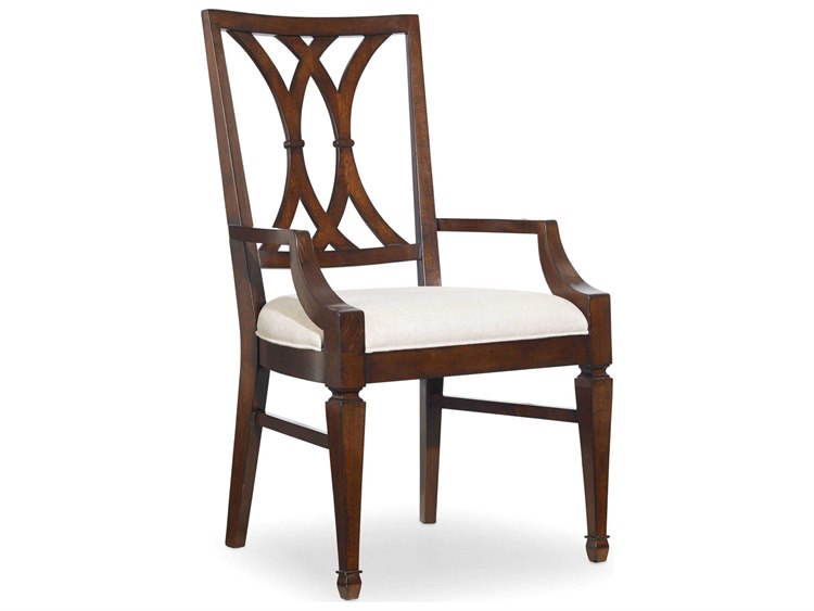 Hooker Furniture Palisade Dark Wood Arm Dining Chair HOO518375300