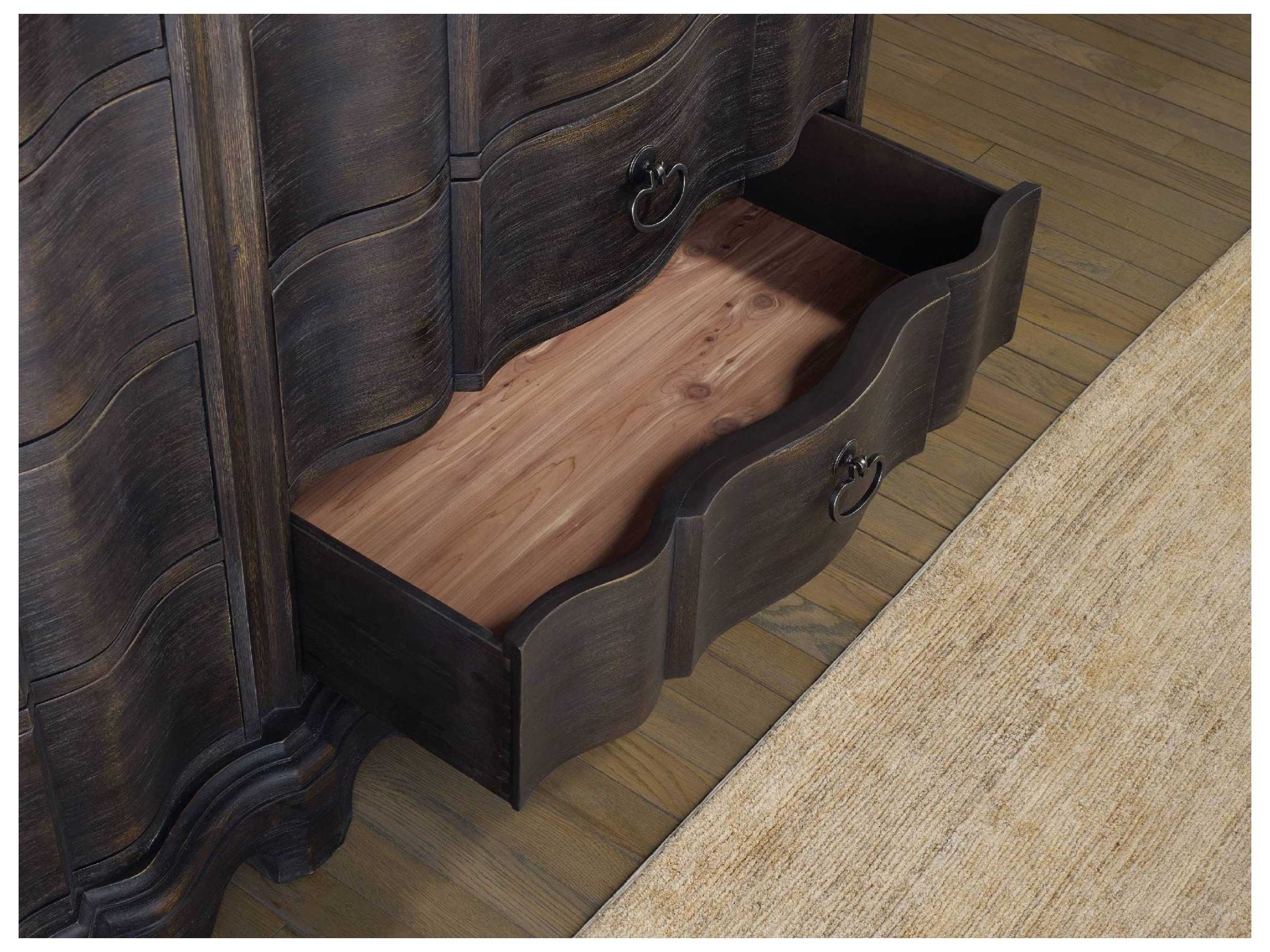 Hooker Furniture Corsica Dark Wood Double Dresser HOO528090002