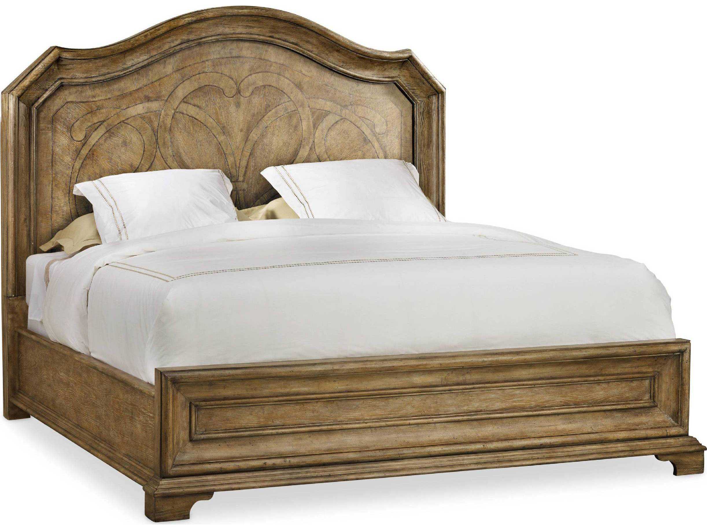 Hooker Furniture Solana Light Wood Queen Size Panel Bed HOO529190350