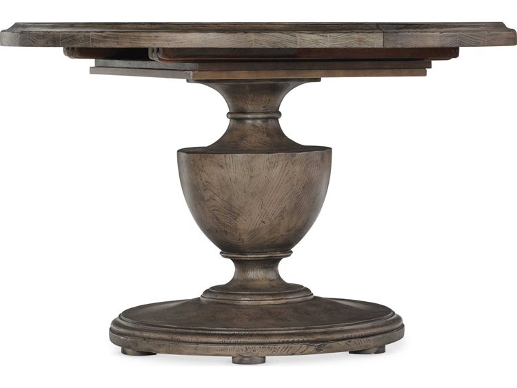 Hooker Furniture Woodlands Medium Wood 4872'' Wide Round Dining Table