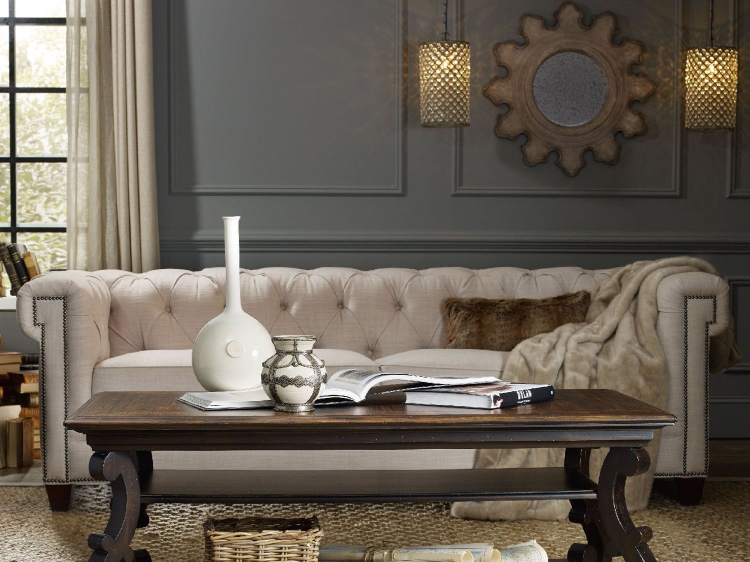 Hooker Furniture Linosa Living Room Set HOOSS19503010SET