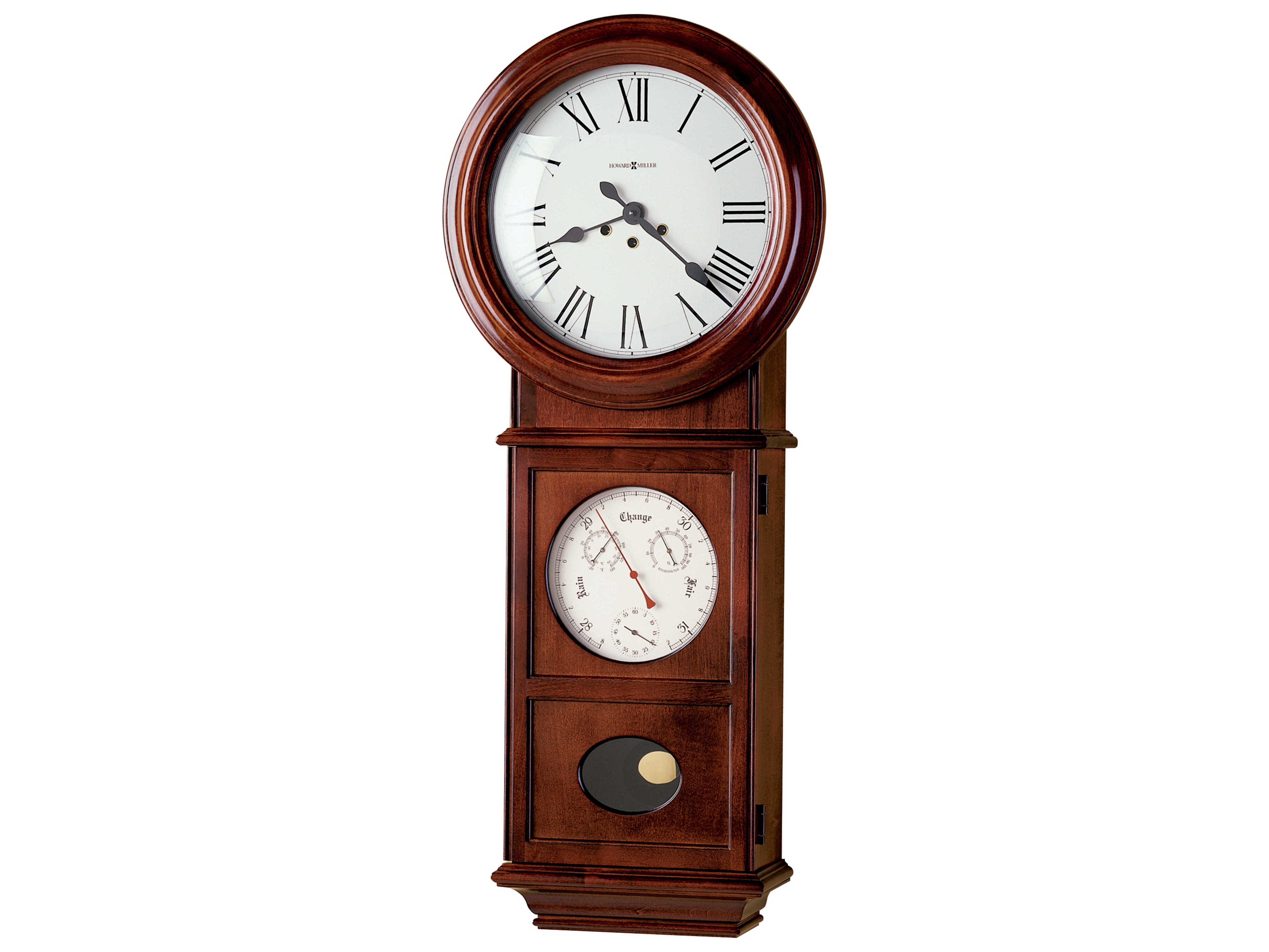 Howard Miller Lawyer II Windsor Cherry Wall Clock HOW620249