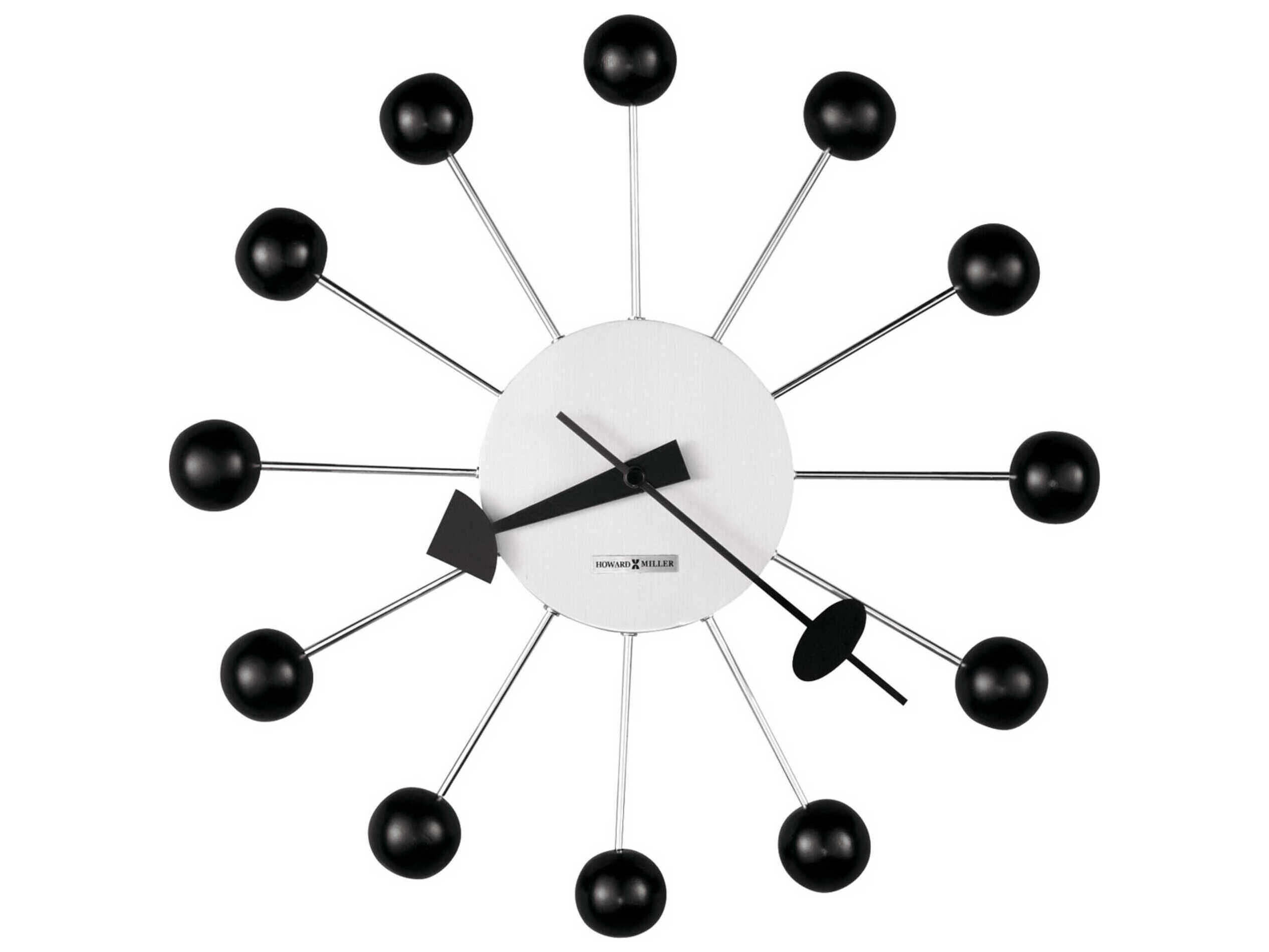 Howard Miller Ball Brushed Nickel Wall Clock HOW625333