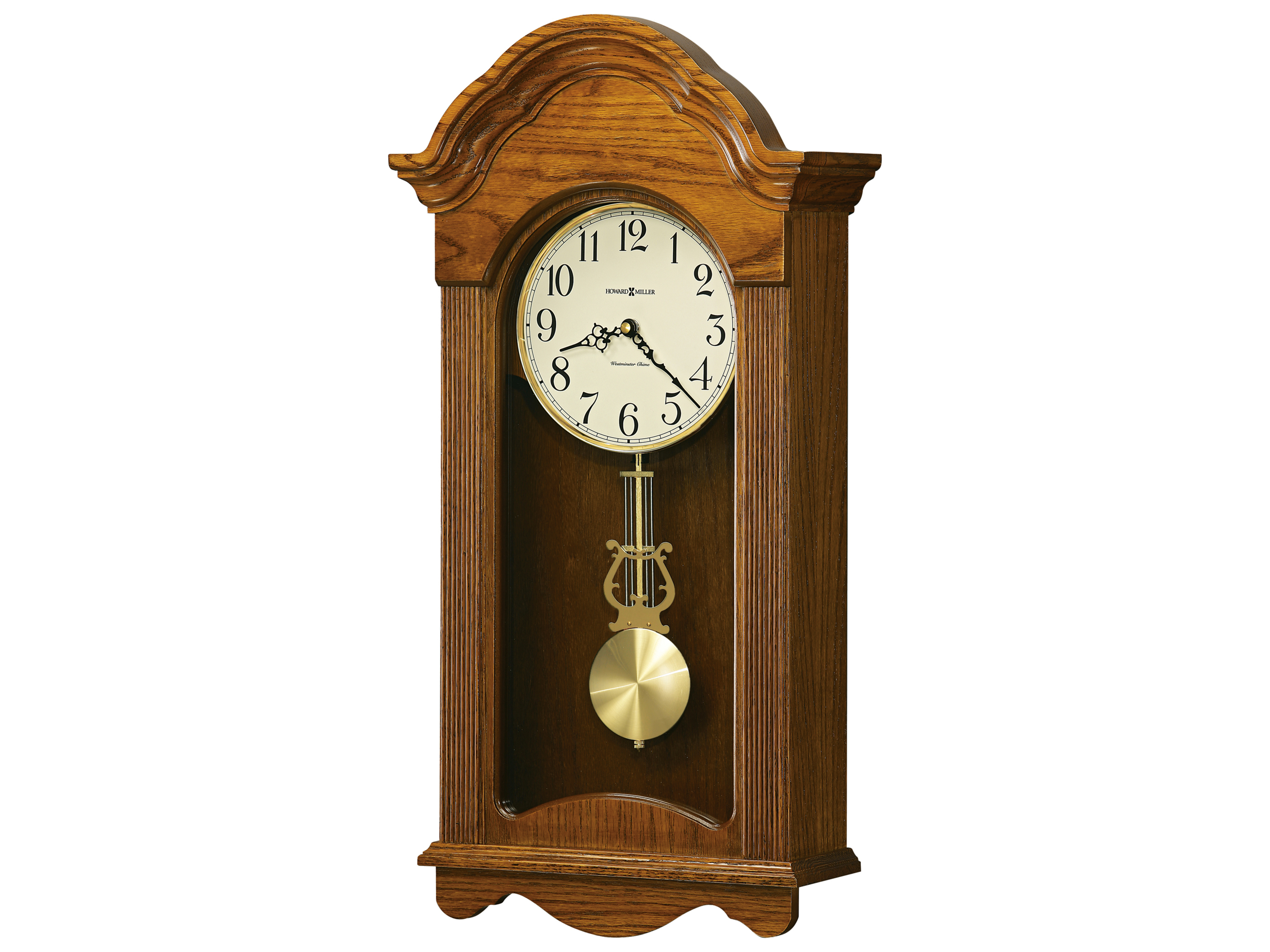 Howard Miller Jayla Legacy Oak Chiming Wall Clock HOW625467