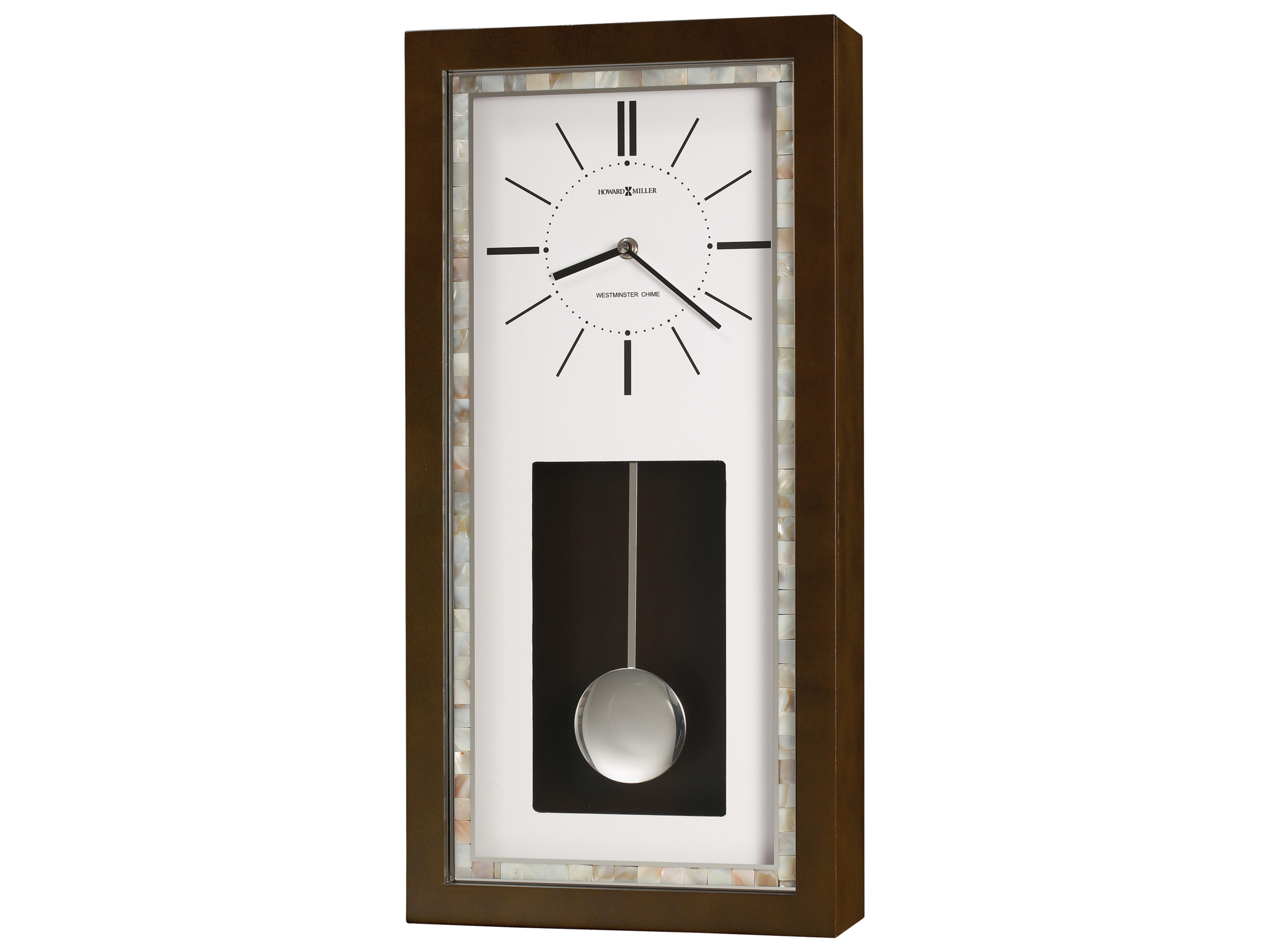 Howard Miller Holden Wall Espresso Chiming Wall Clock HOW625594