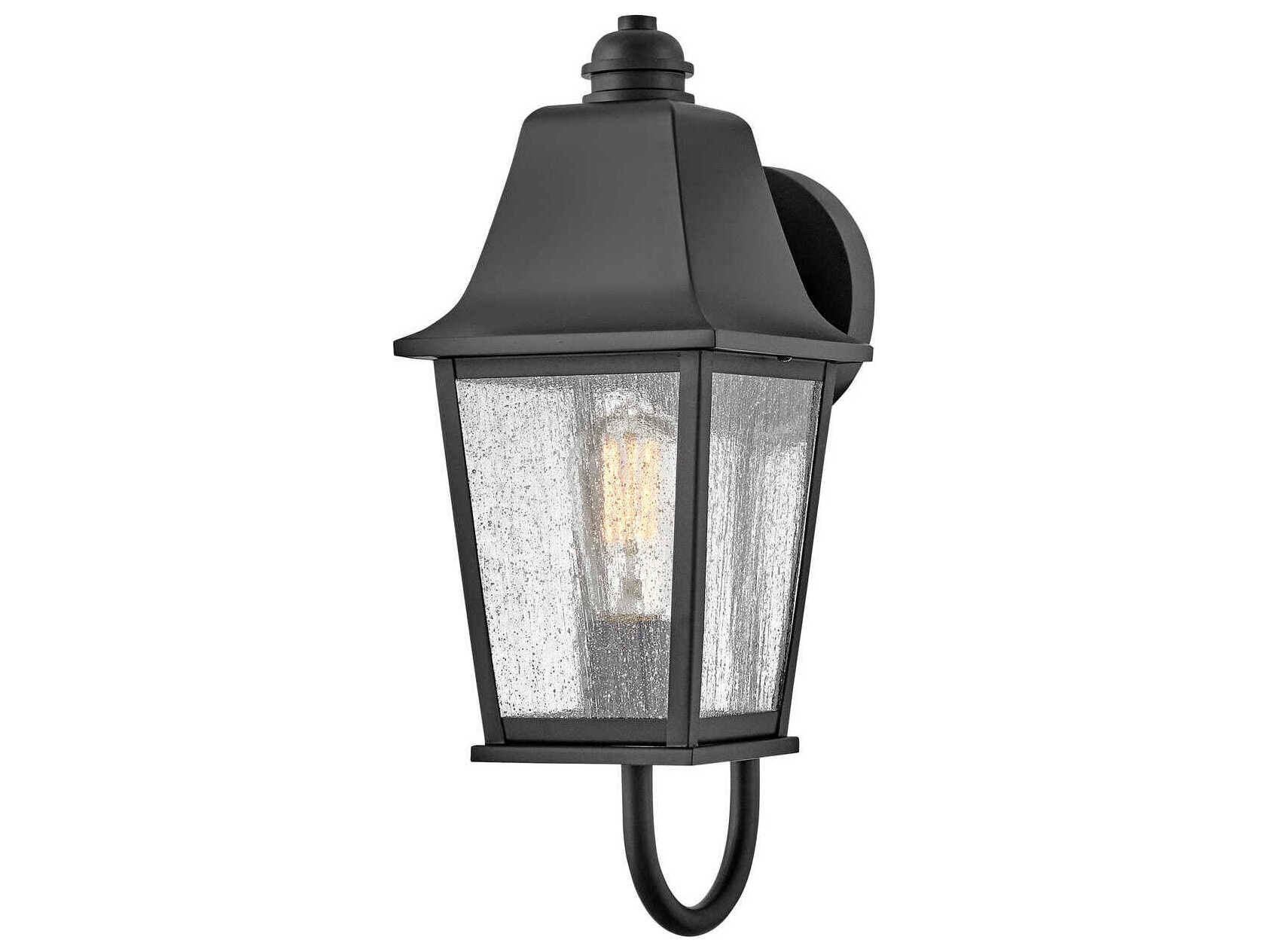 Hinkley Lighting Kingston Black 1light Outdoor Wall Light HY10010BK
