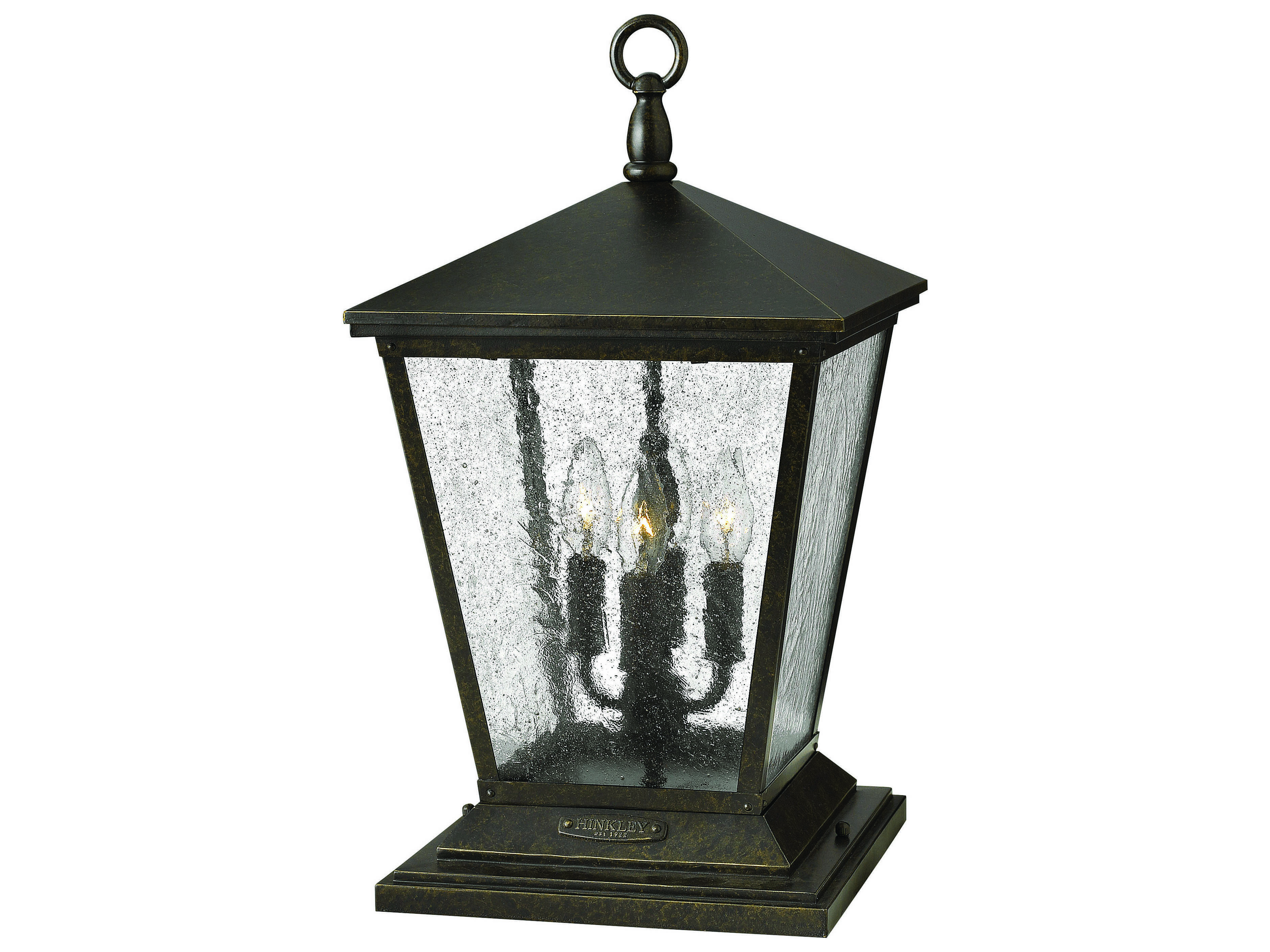 Hinkley Lighting Trellis Regency Bronze LED Outdoor Pier Light 1437RBLED