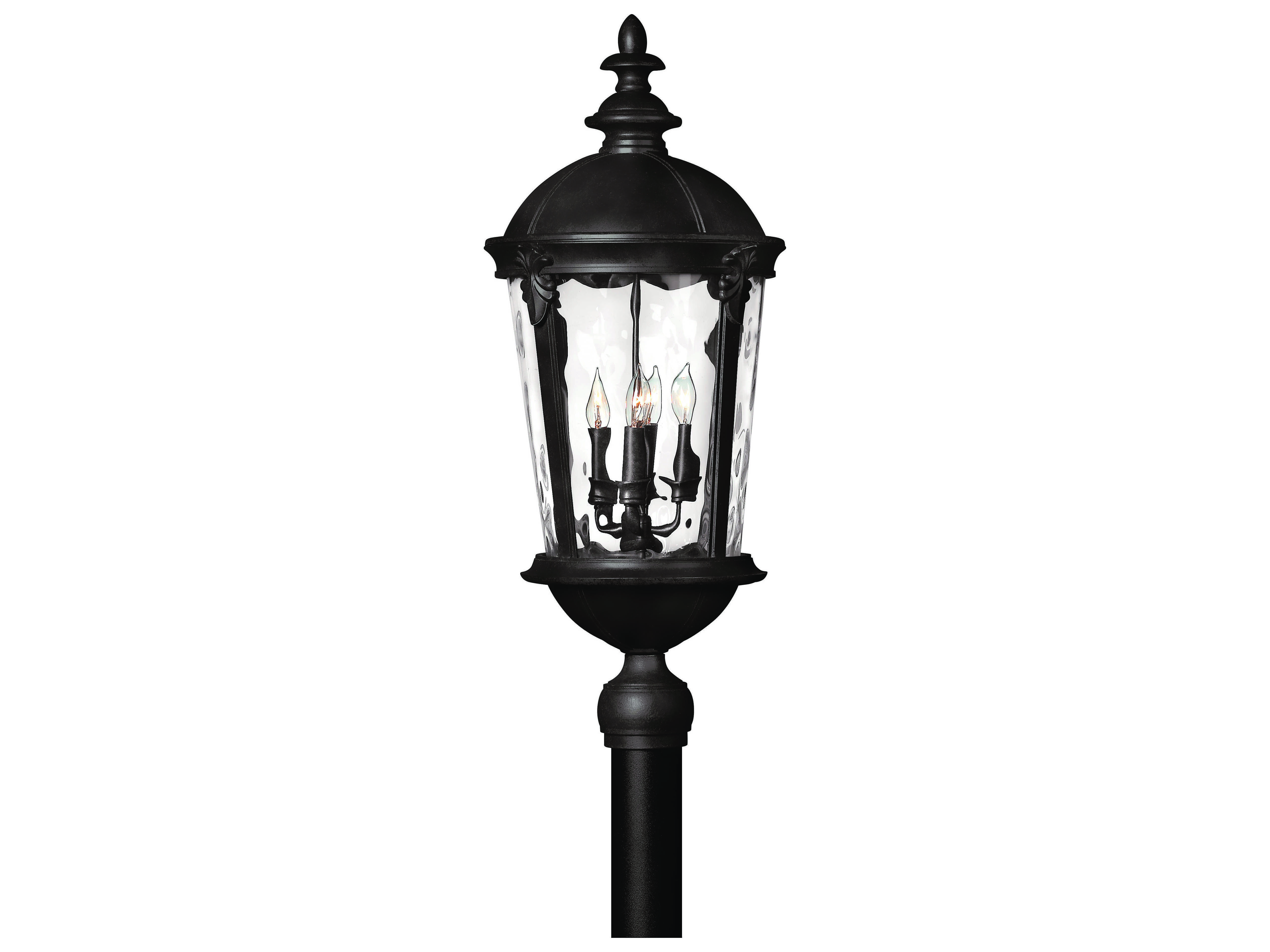 Hinkley Lighting Windsor Black LED Outdoor Post Light HY1891BKLED