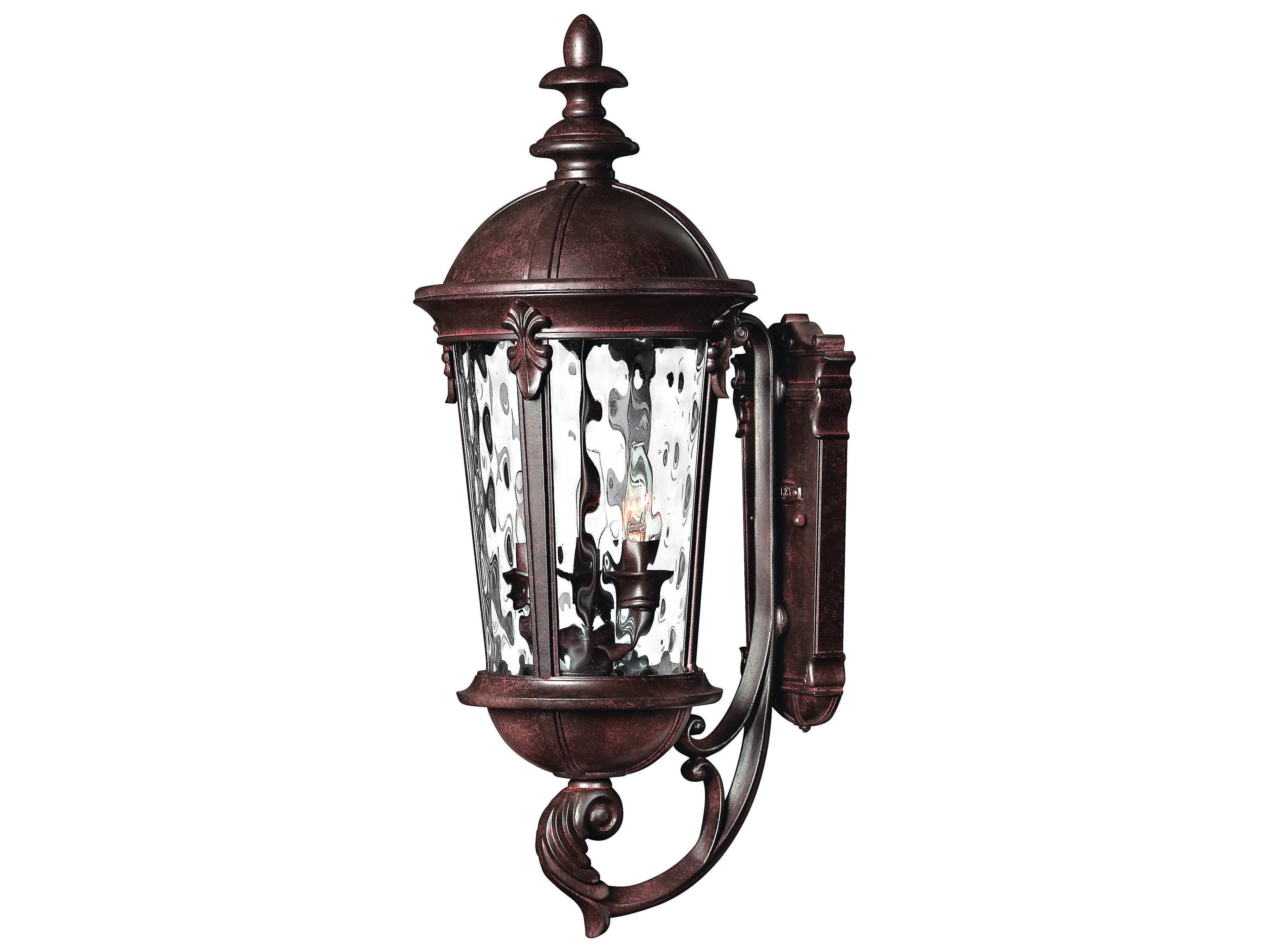 Hinkley Lighting Windsor River Rock LED Outdoor Wall Light 1894RKLED