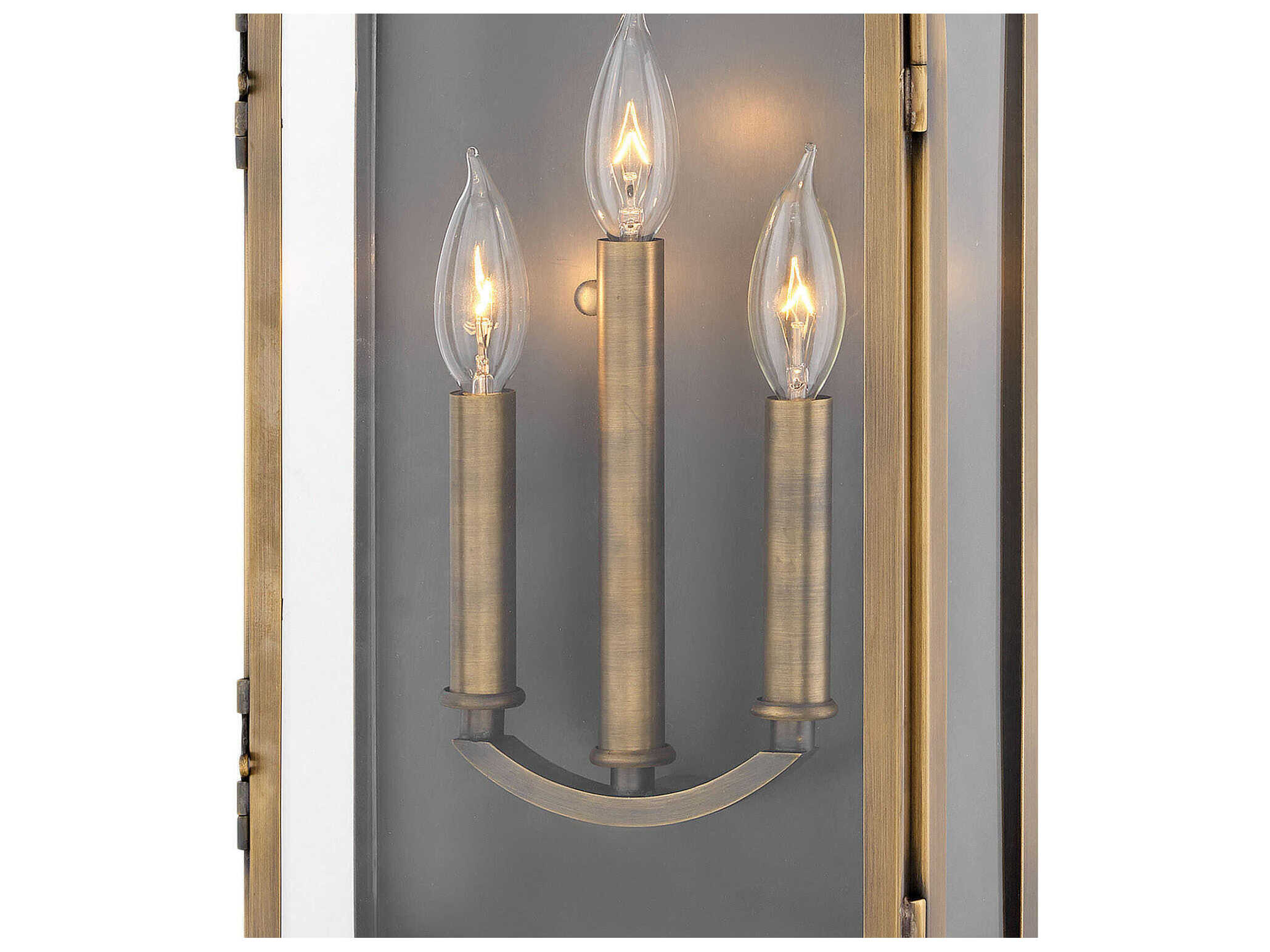 Hinkley Lighting Rowley Light Antique Brass Outdoor Wall HY2525LS