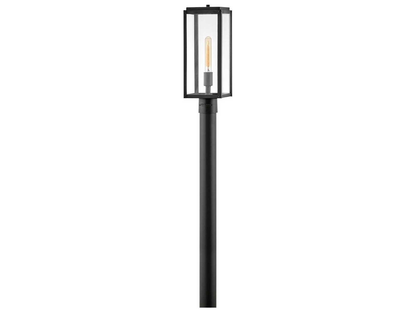 Hinkley Max 1 Light Outdoor Post Light HY2591BK