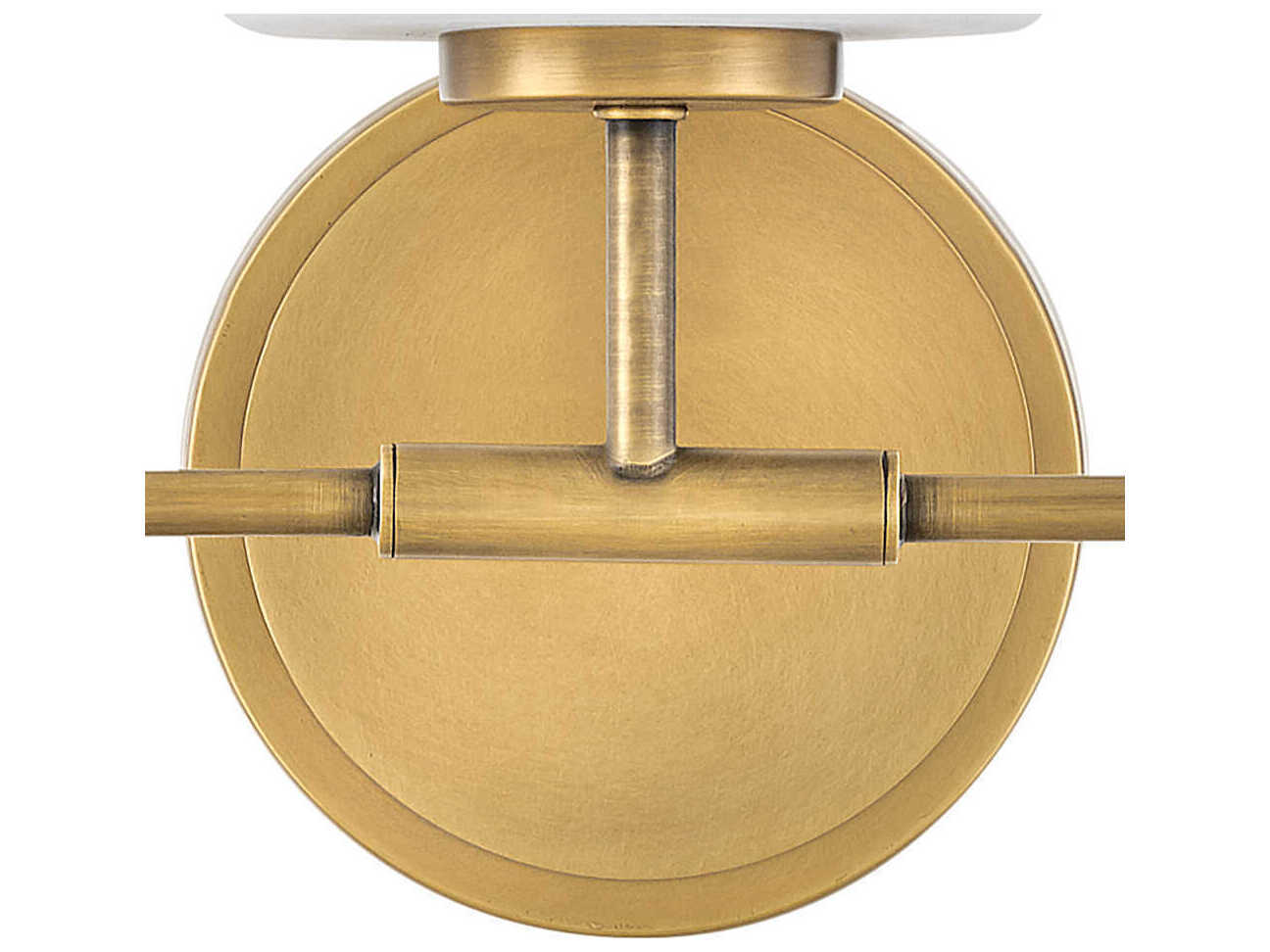 Hinkley Kline 23" Wide 3Light Heritage Brass Glass Vanity Light