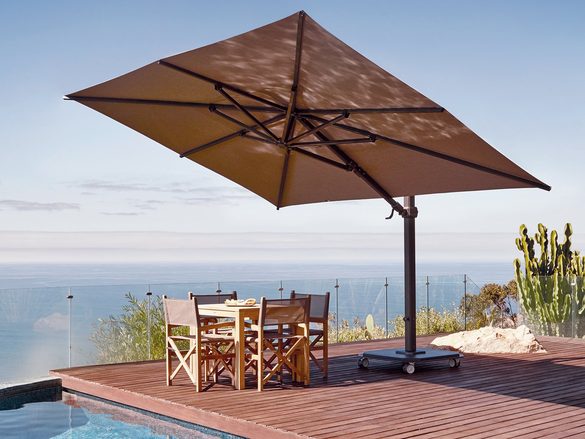 Jardinico JCP.4 10 x 14 Foot Crank Lift Infinite Tilt Rectangular