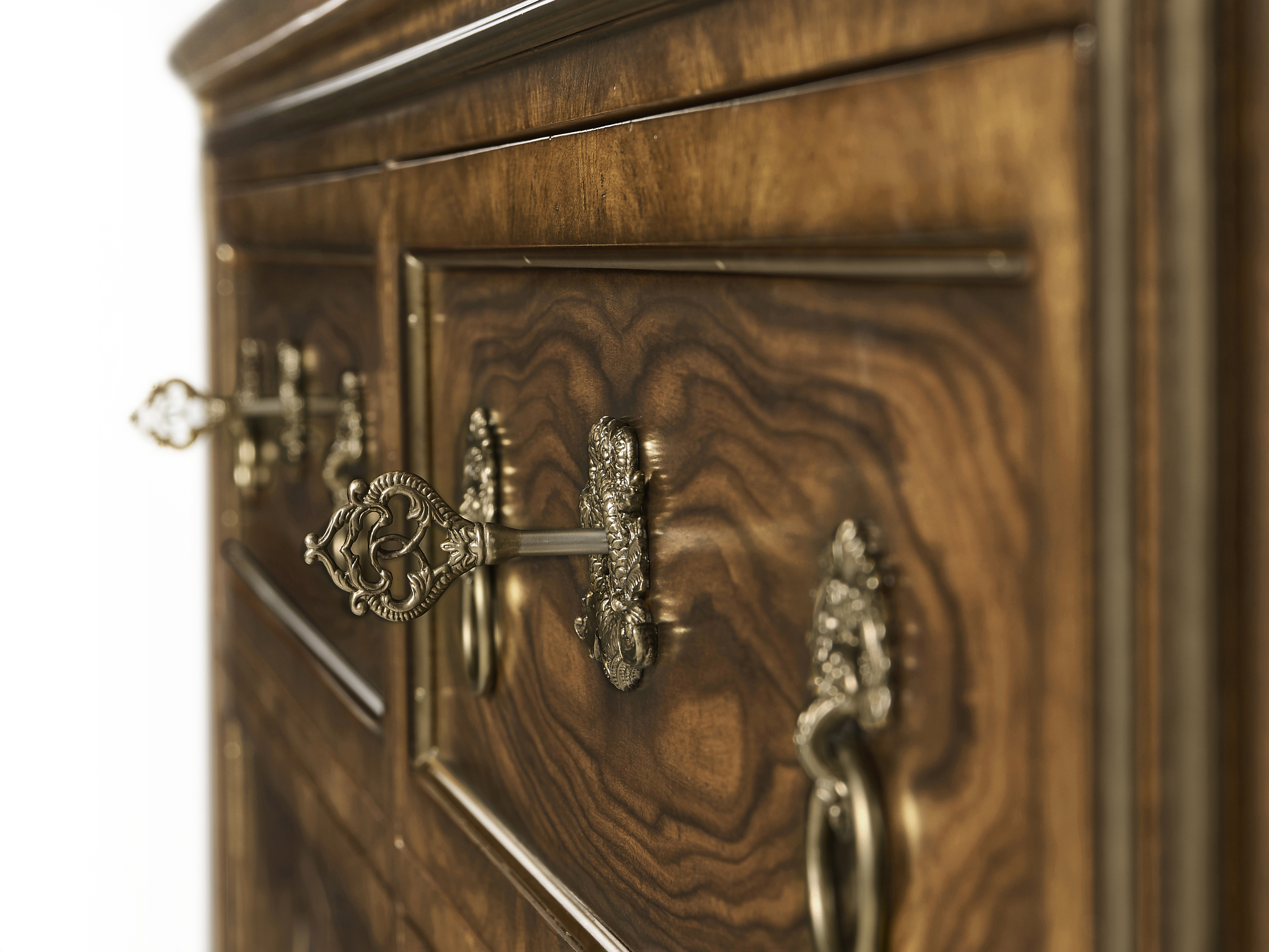 Jonathan Charles Viceroy 6Drawers Mahogany Wood Double Dresser