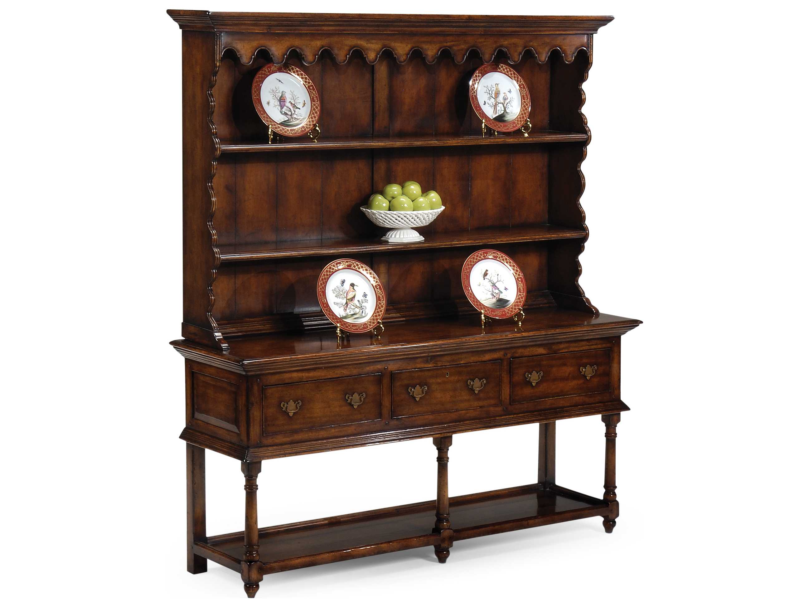 Jonathan Charles Country Farmhouse Medium Walnut China JC492235